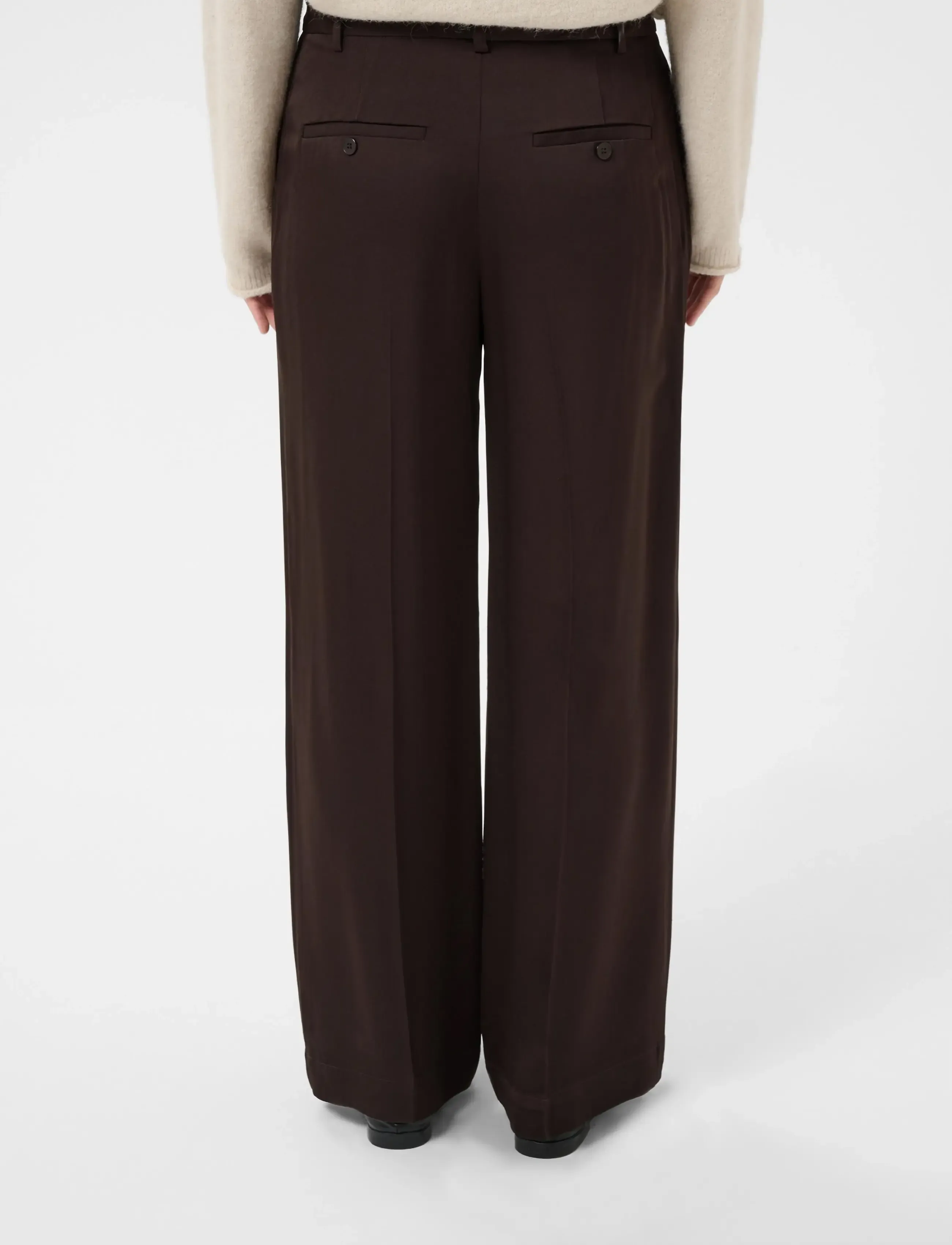 Part Two - NinnesasPW Pants - hosen mit weitem bein - mole' - 4
