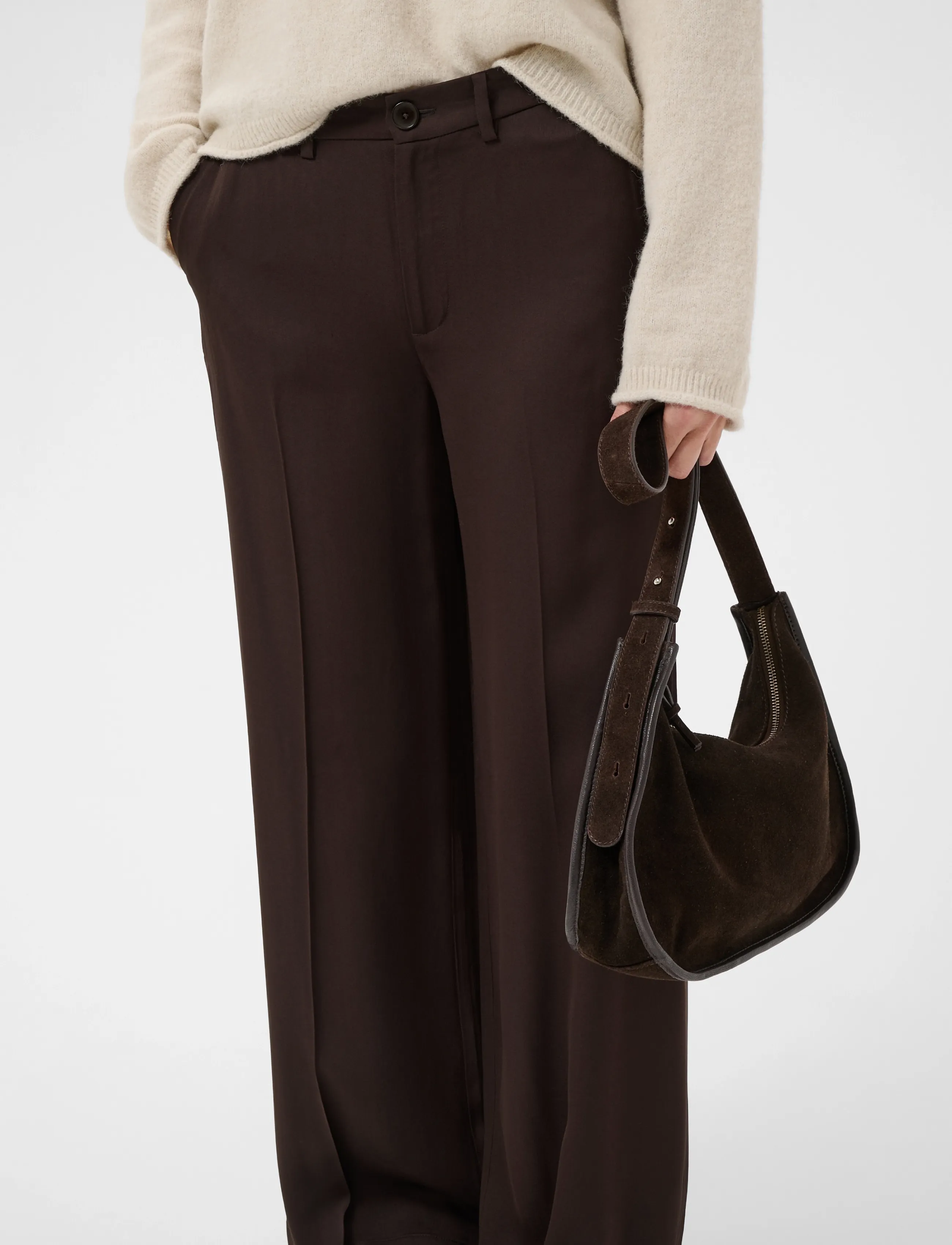Part Two - NinnesasPW Pants - hosen mit weitem bein - mole' - 5