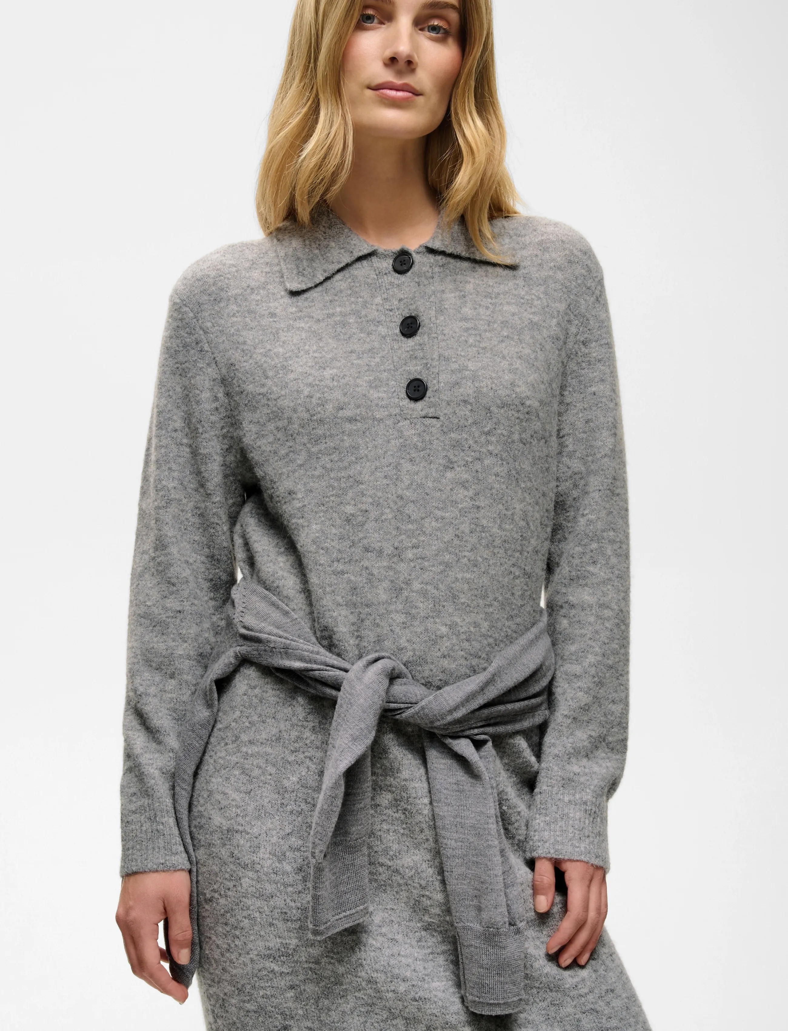 Part Two - ChiliePW Dress - steeple gray melange - 4