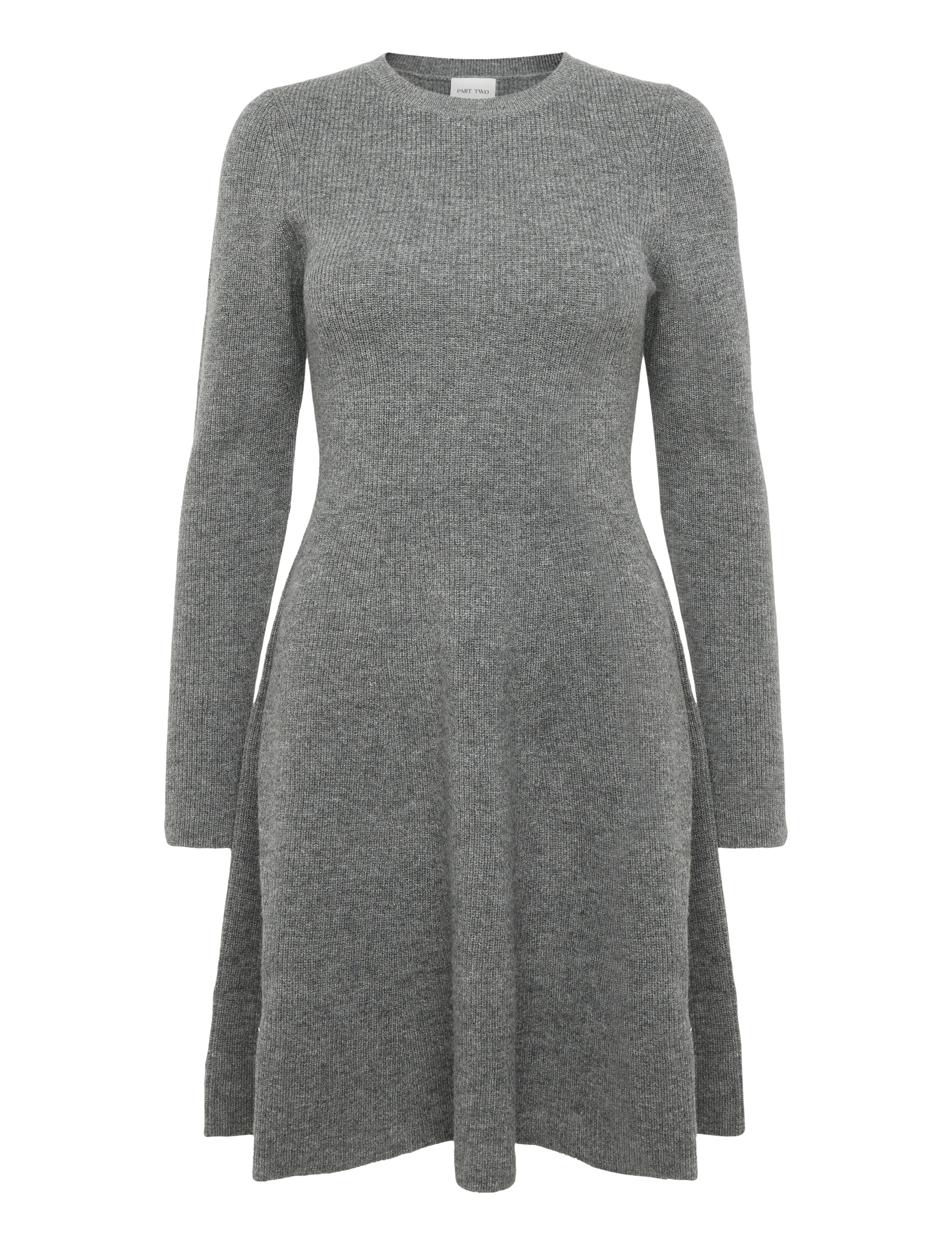 Part Two CarnaPW Dress - Collections - MEDIUM GREY MELANGE / grey