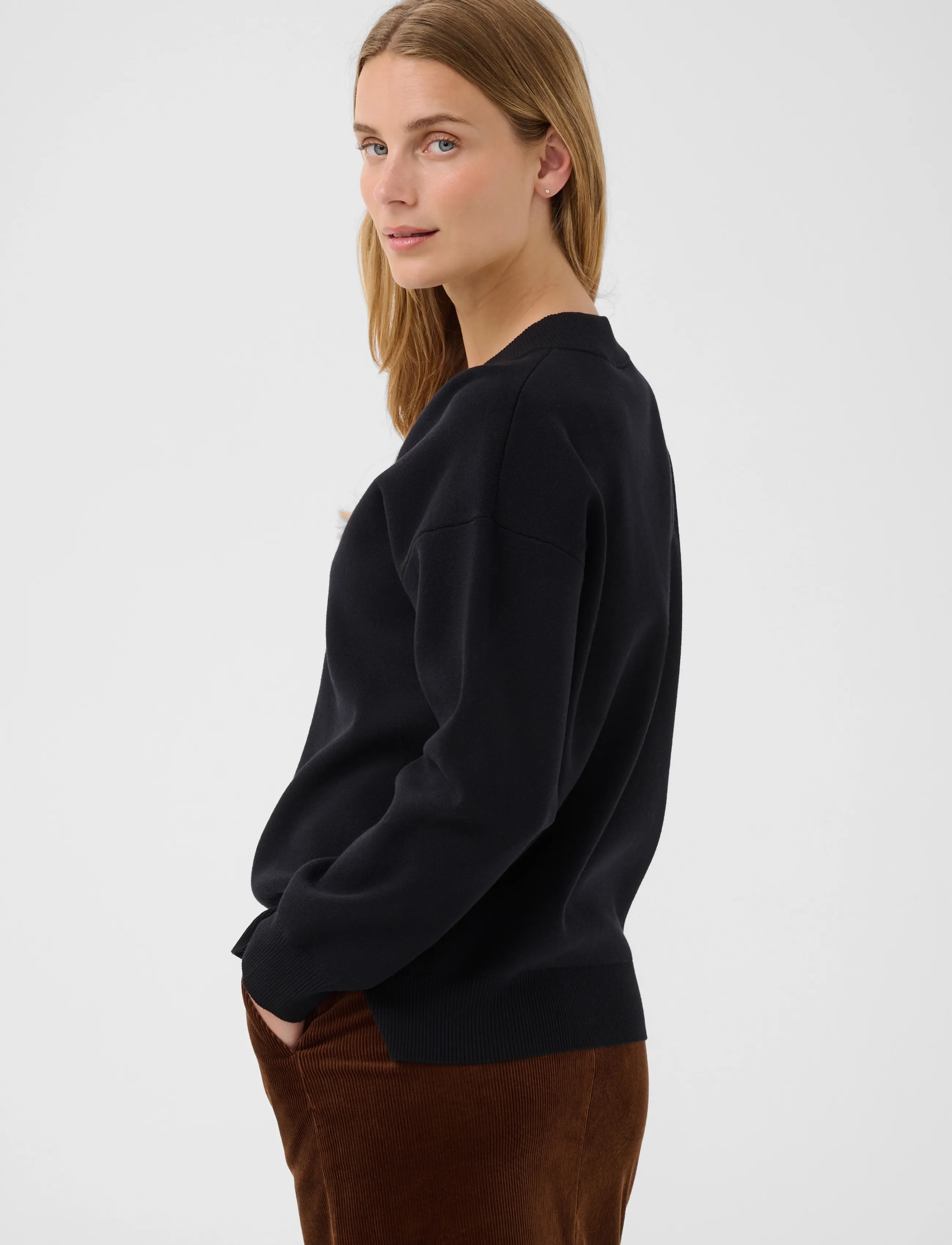 Part Two - ChantallyPW Pullover - jumpers - black - 3