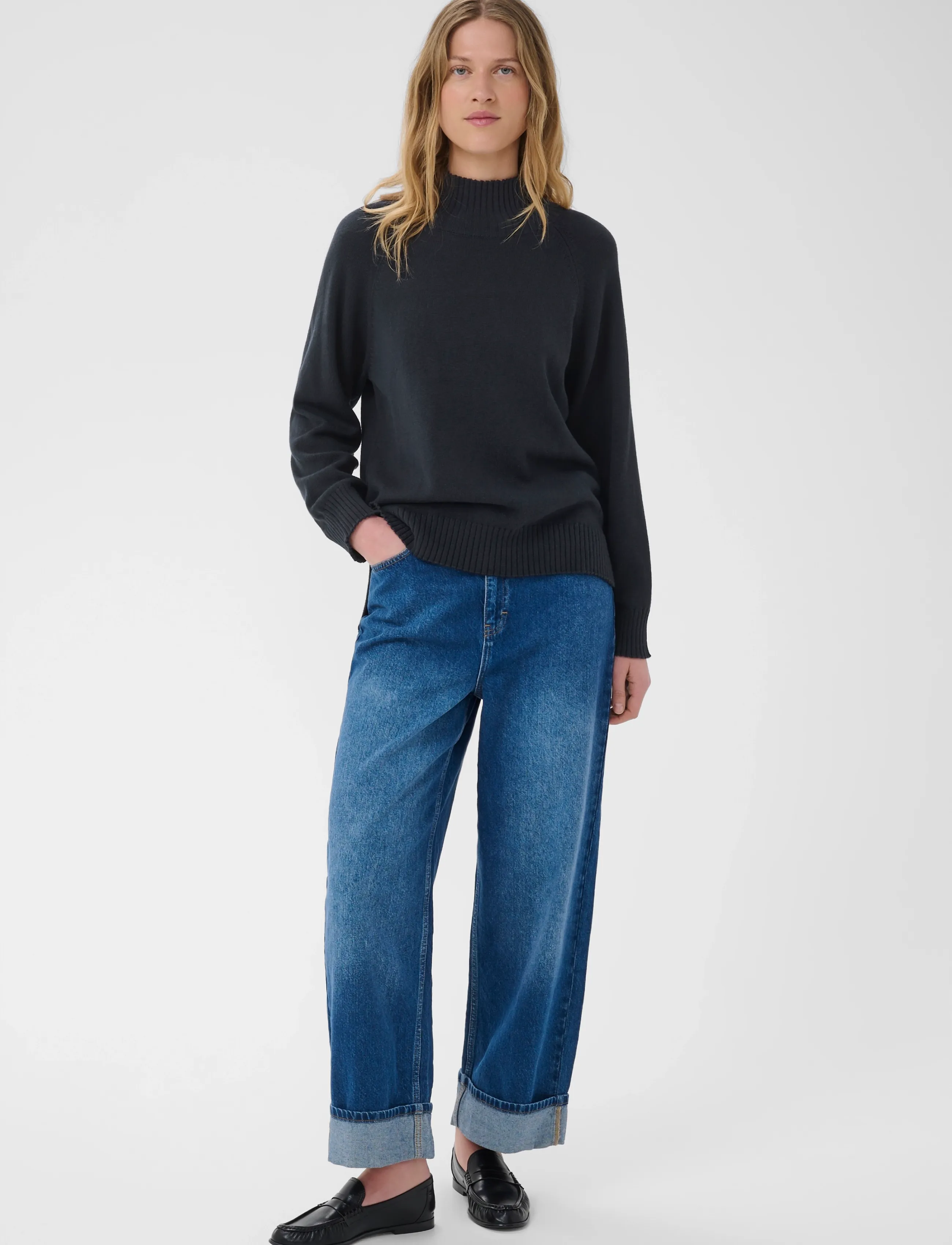 Part Two - ChickyPW Pullover - kašmiir - dark navy - 3