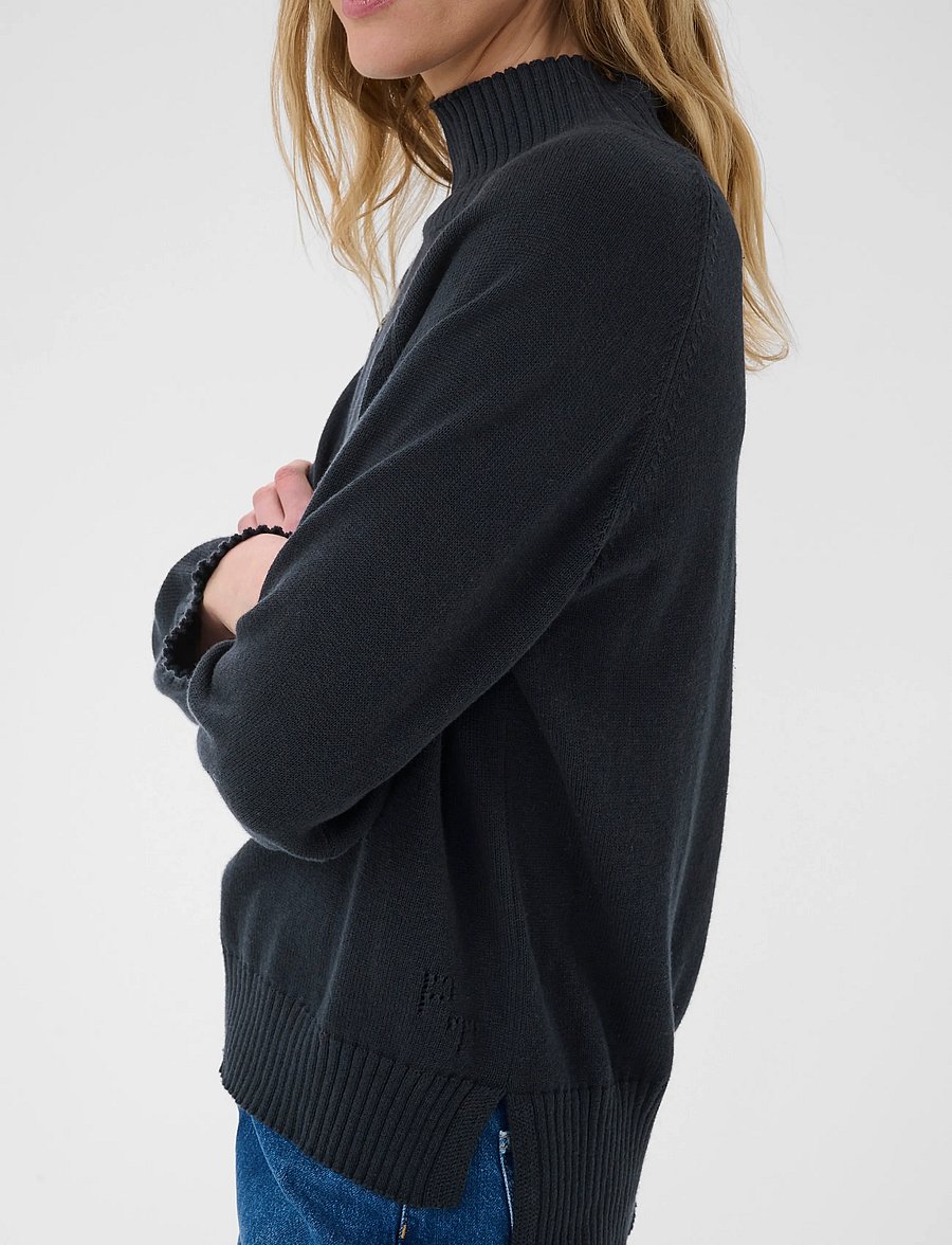 Part Two - ChickyPW Pullover - cashmere - dark navy - 5