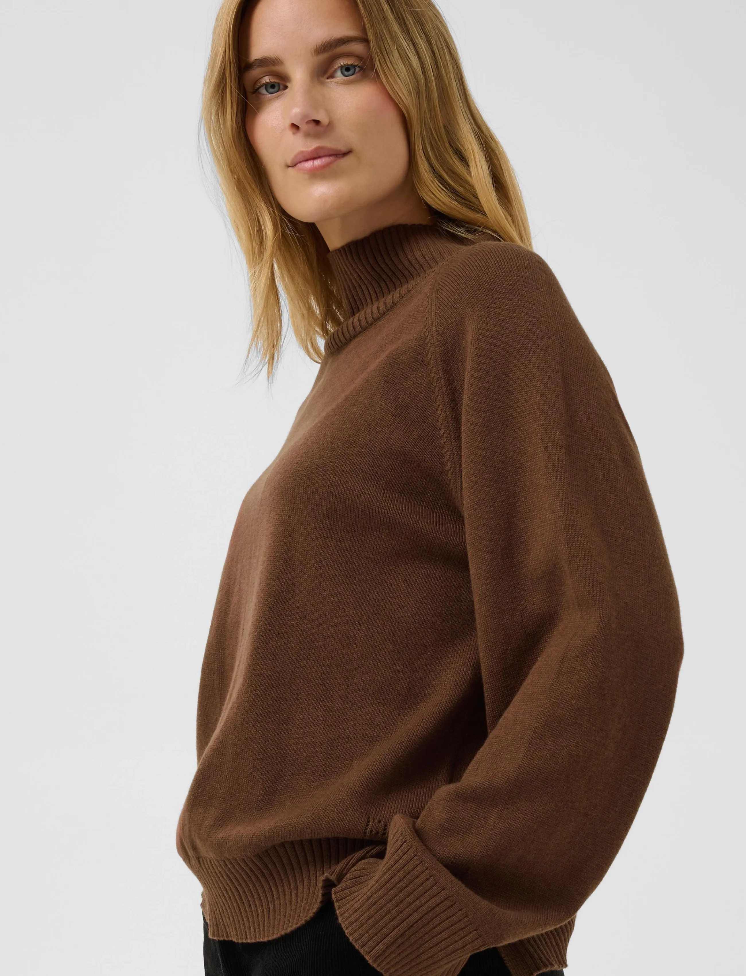 Part Two - ChickyPW Pullover - cashmere - downtown brown - 3
