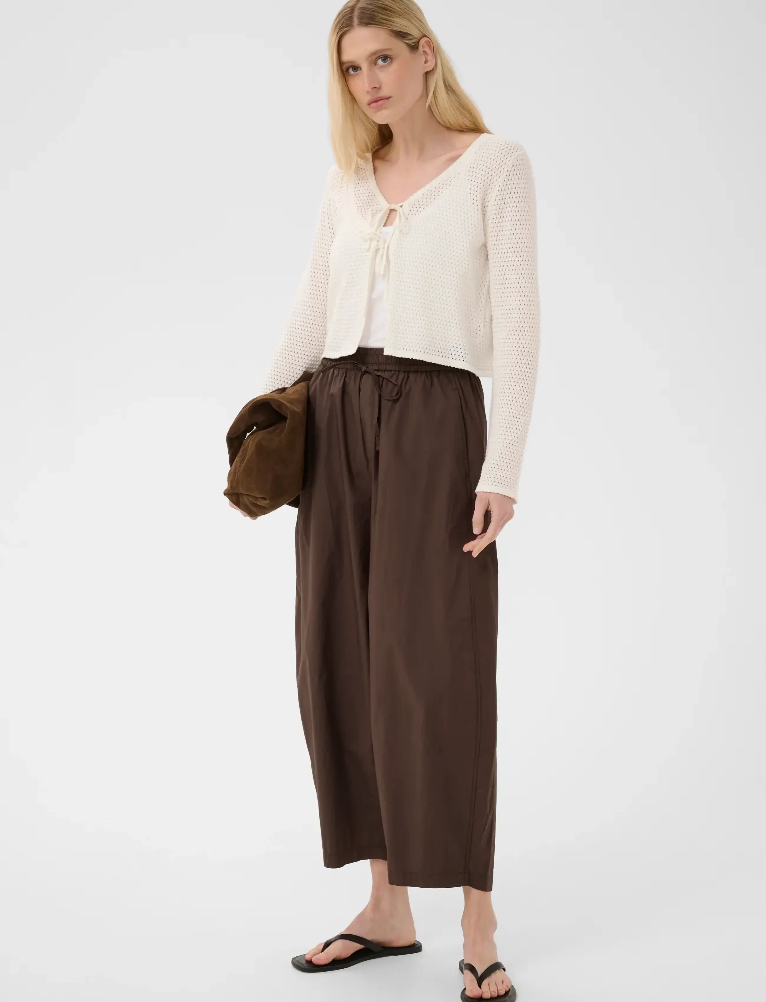 Part Two Bophapw Pants, 38, Khaki green, Bukser > Culottes, Dame
