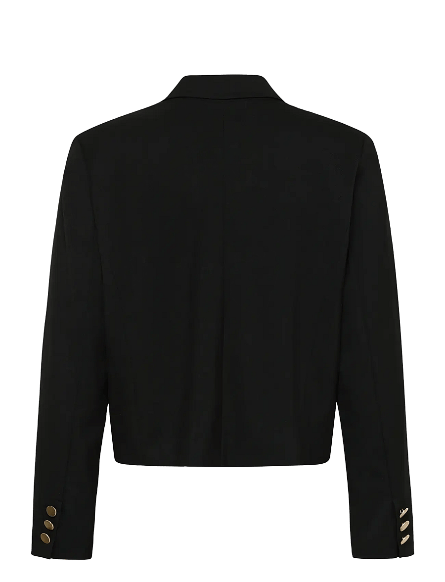 Part Two - DamlaPW Blazer - cropped-blazer - black - 2