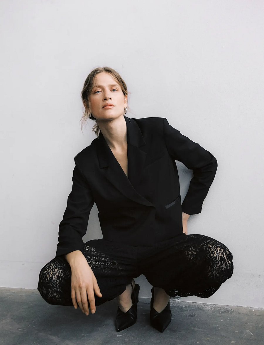 Part Two - DamlaPW Blazer - cropped-blazer - black - 0