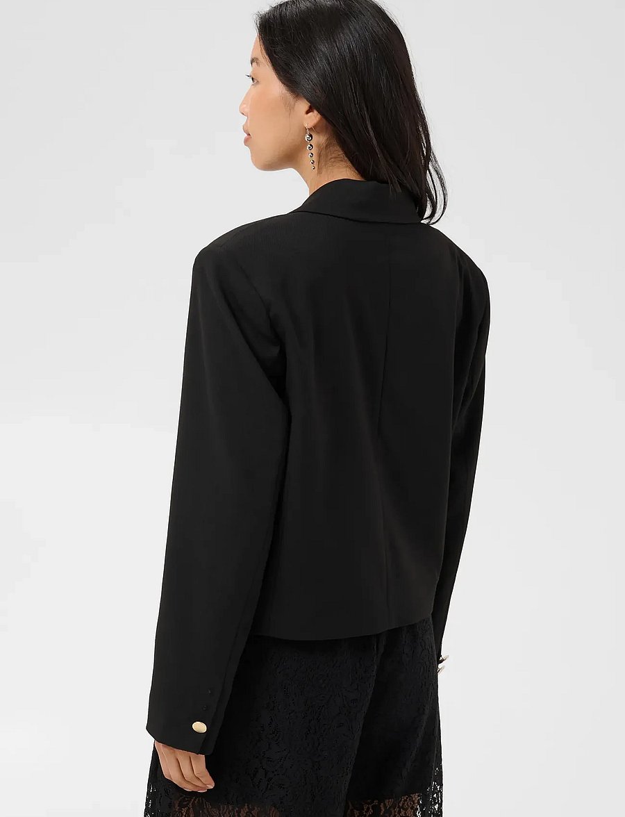 Part Two - DamlaPW Blazer - cropped-blazer - black - 4