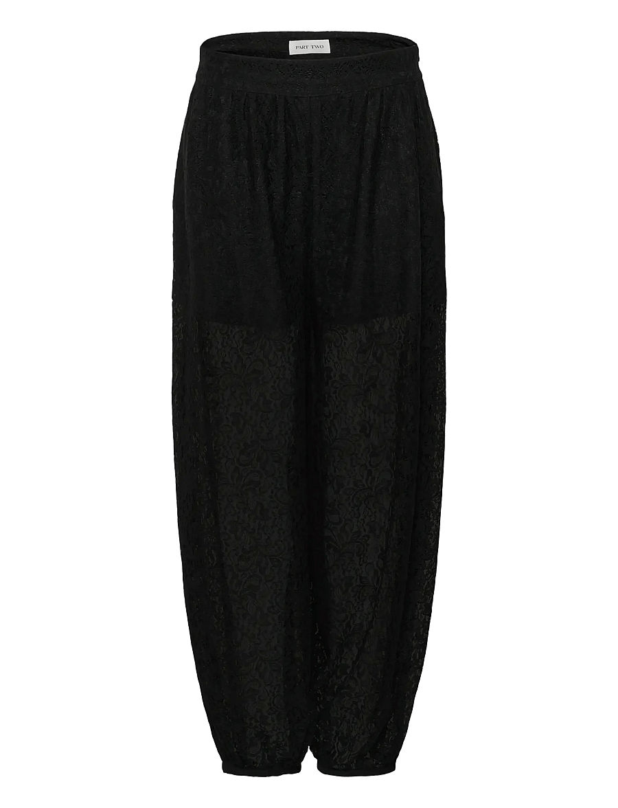 Part Two - DechenPW Pants - barrel trousers - black - 1