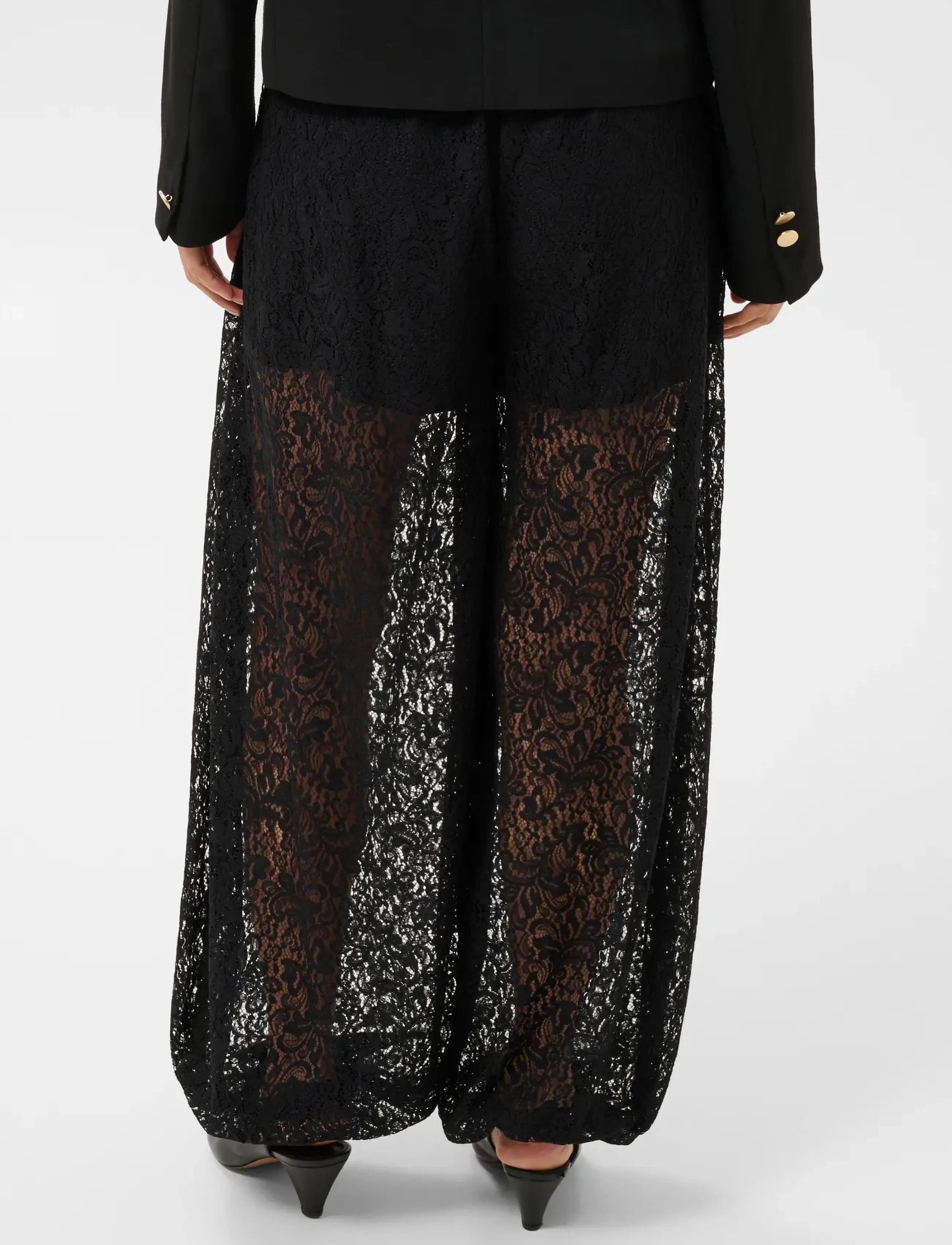 Part Two - DechenPW Pants - barrel trousers - black - 4