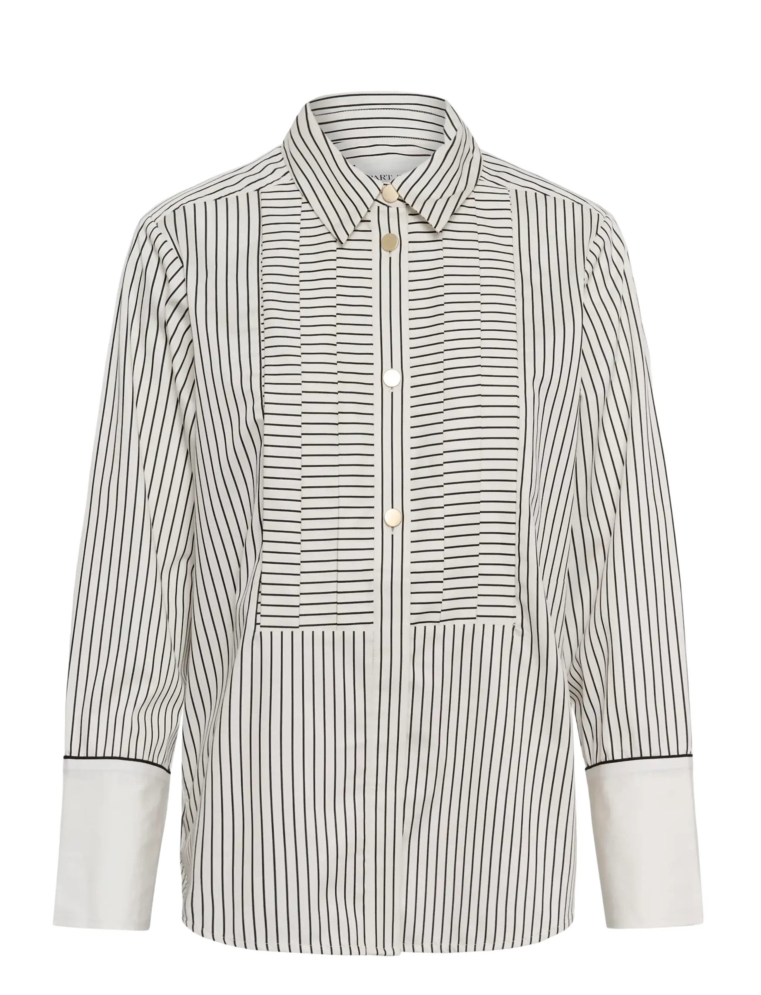 Part Two DevrimPW Shirt - Summer in the city - BLACK STRIPE / white