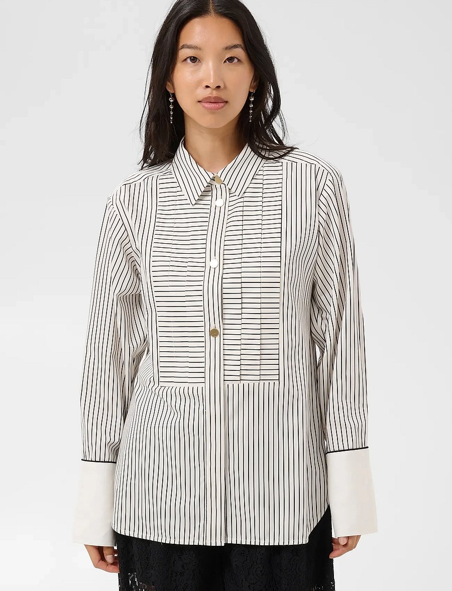 Part Two - DevrimPW Shirt - long-sleeved shirts - black stripe - 0