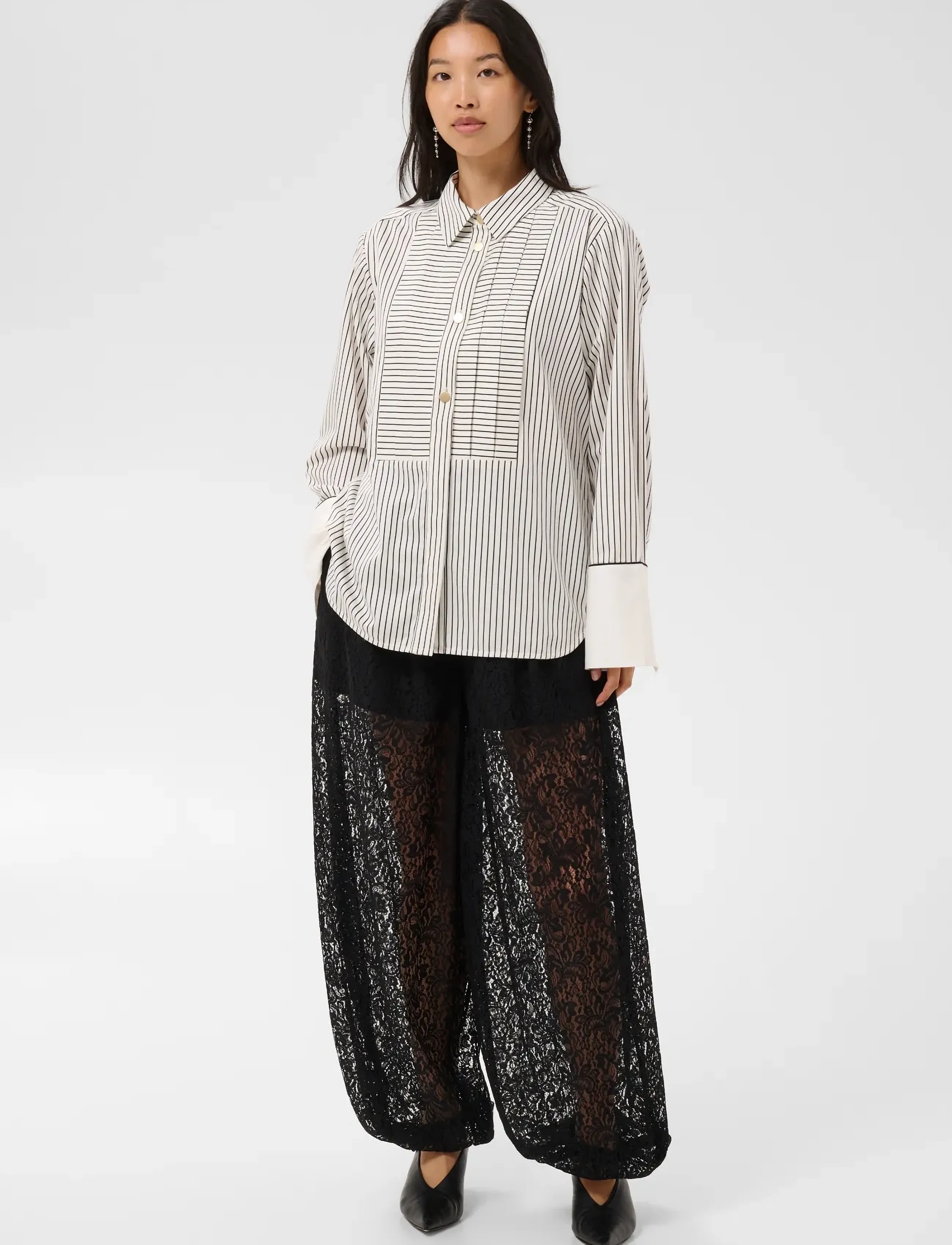 Part Two - DevrimPW Shirt - long-sleeved shirts - black stripe - 3
