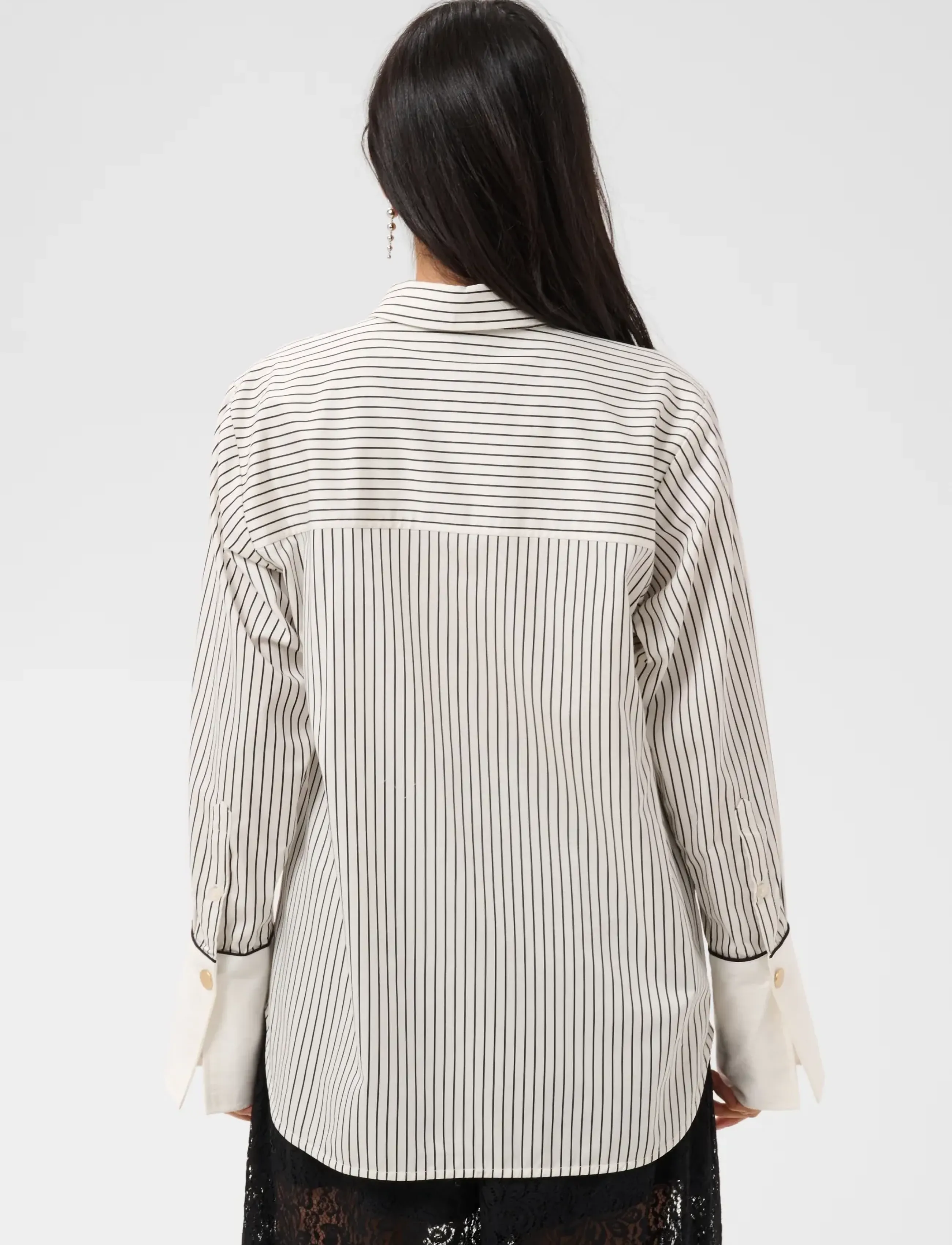 Part Two - DevrimPW Shirt - long-sleeved shirts - black stripe - 4