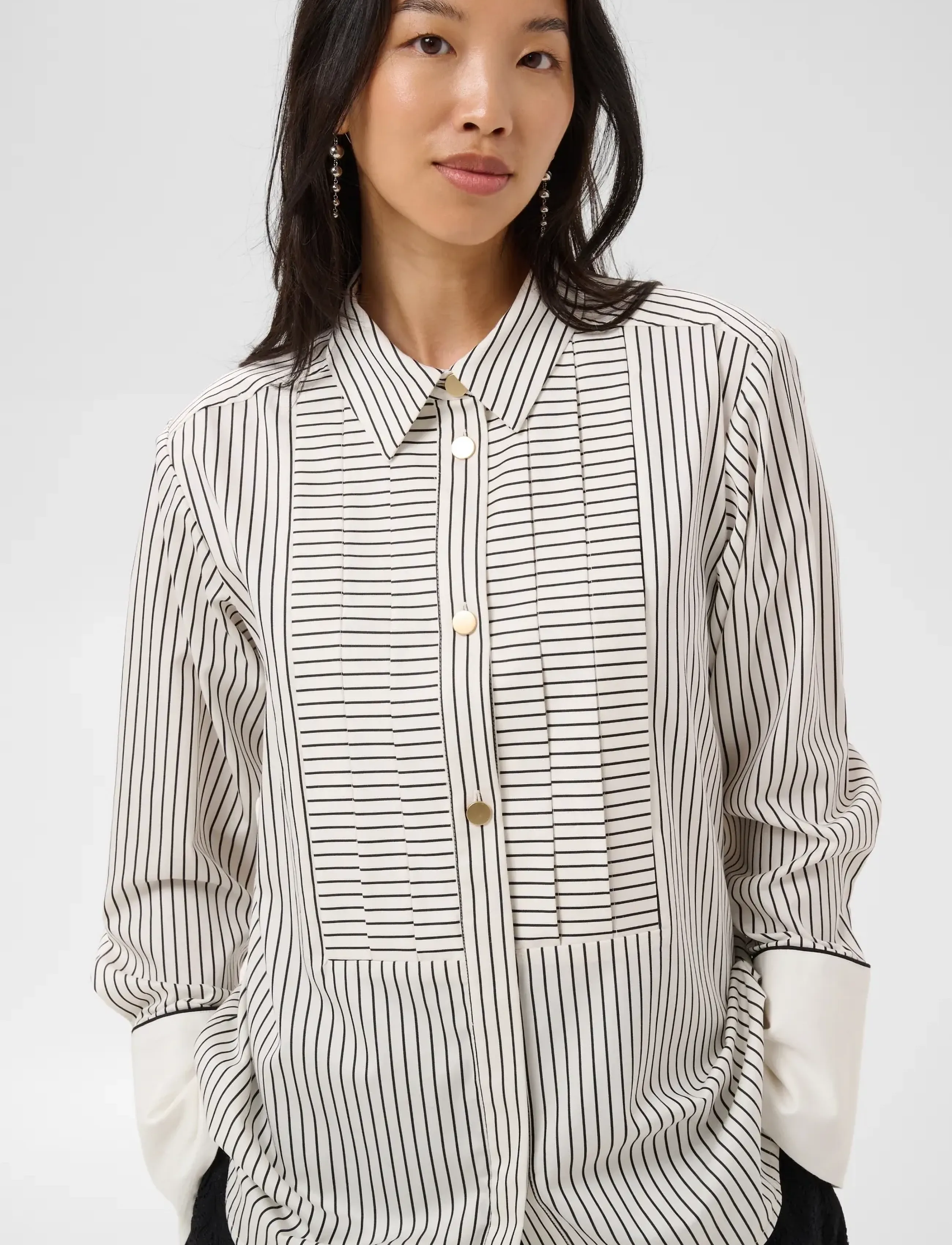 Part Two - DevrimPW Shirt - long-sleeved shirts - black stripe - 5