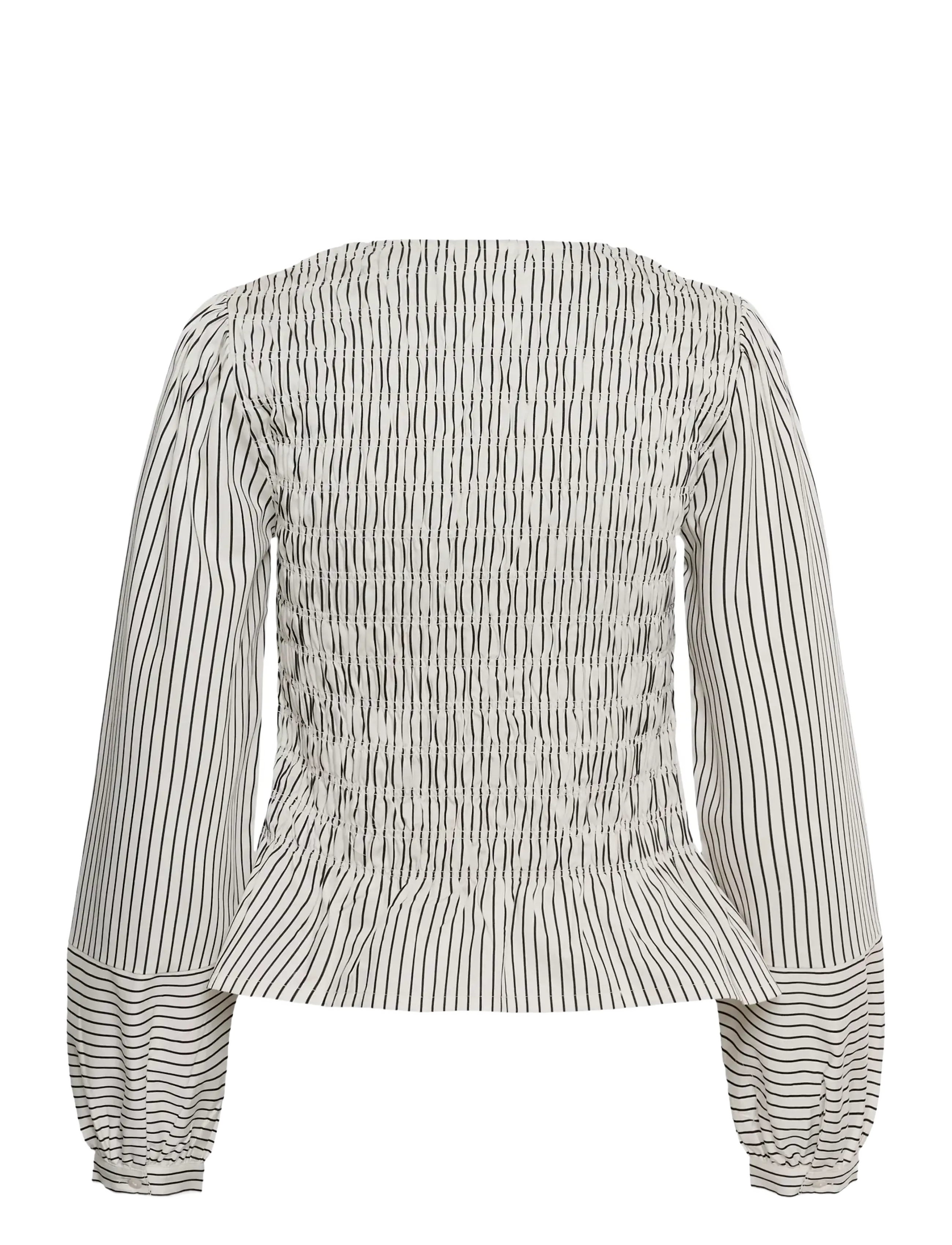 Part Two - DewaPW Blouse - long sleeved blouses - black stripe - 2
