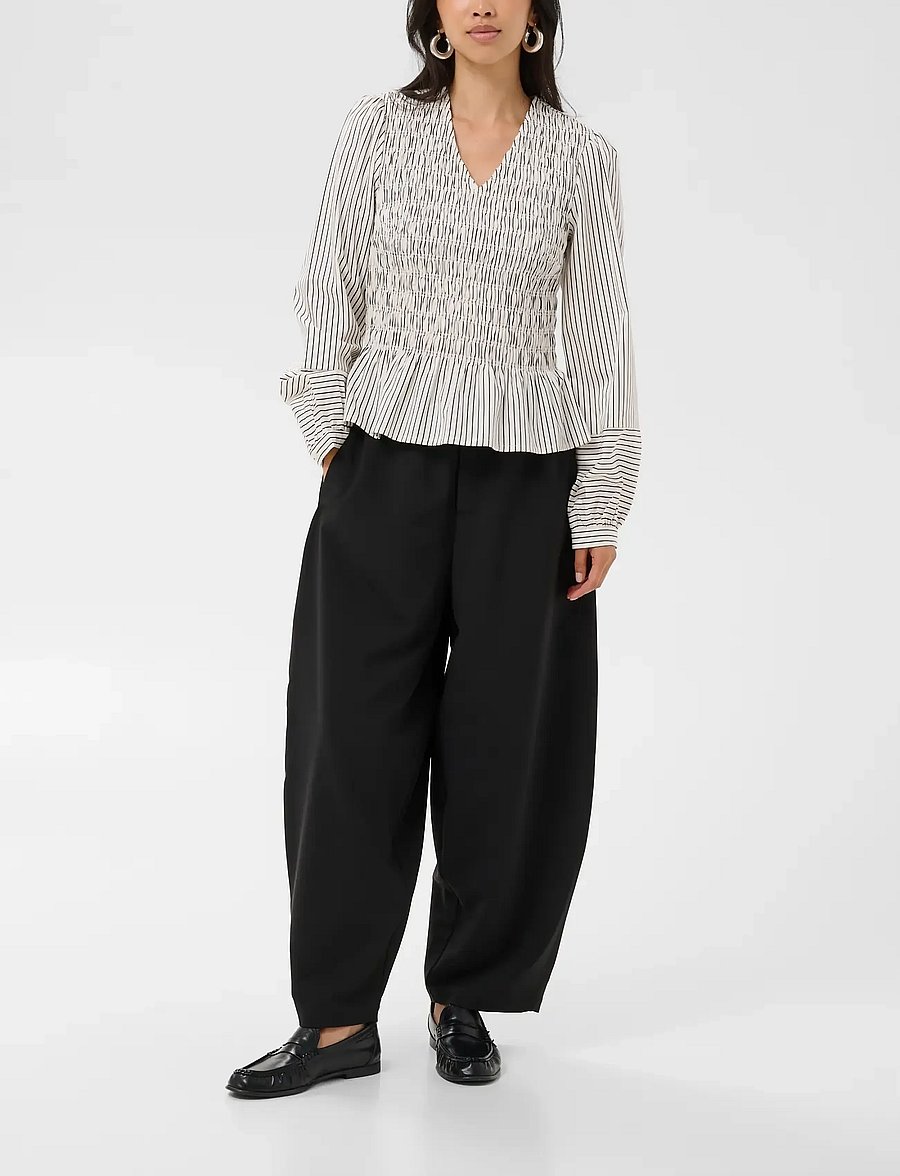 Part Two - DewaPW Blouse - long sleeved blouses - black stripe - 3