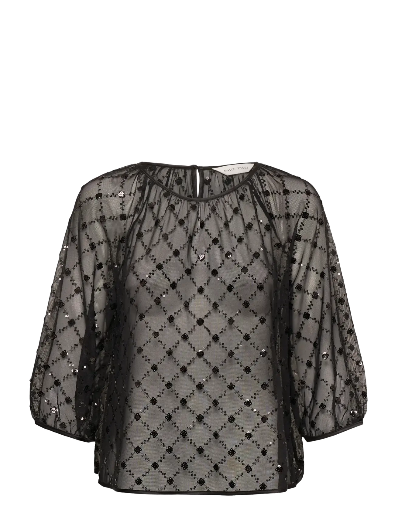 Part Two DimkaPW Blouse - Clothing - BLACK PLACED SEQUINS / black