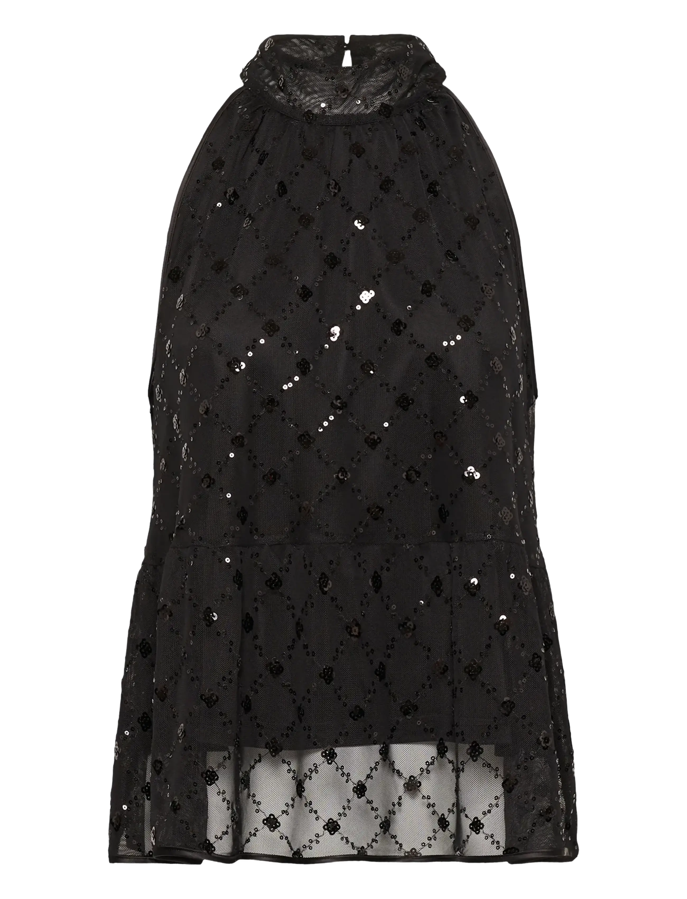 Part Two DirtsaPW Top - Summer in the city - BLACK PLACED SEQUINS / black