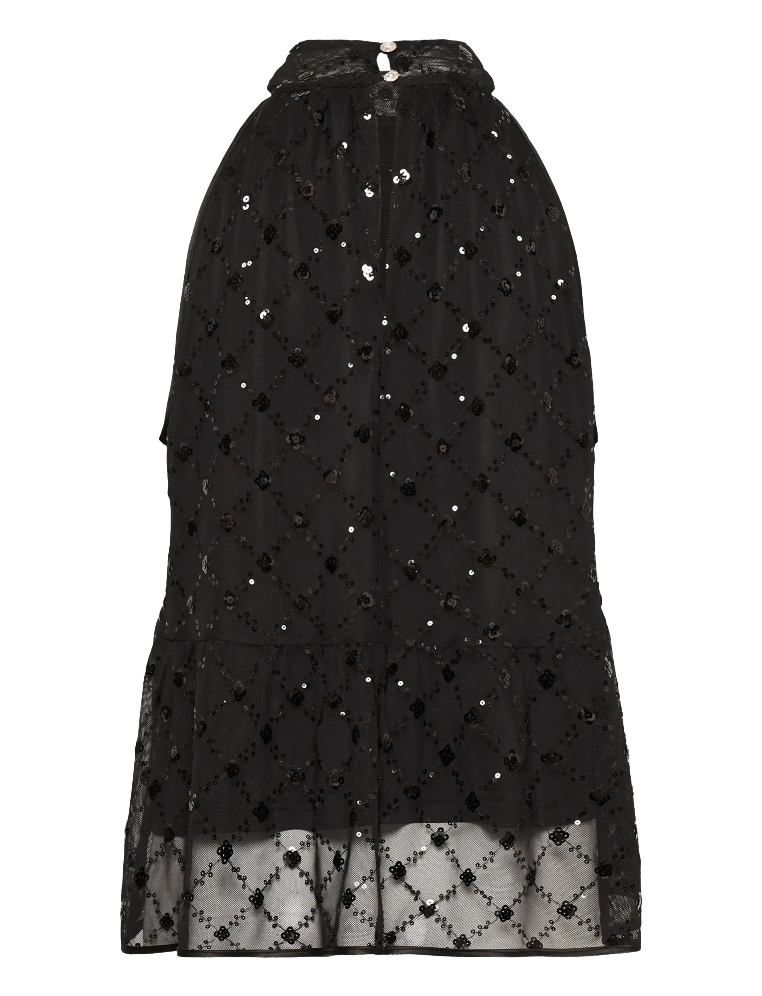 Part Two - DirtsaPW Top - special occasions - black placed sequins - 2