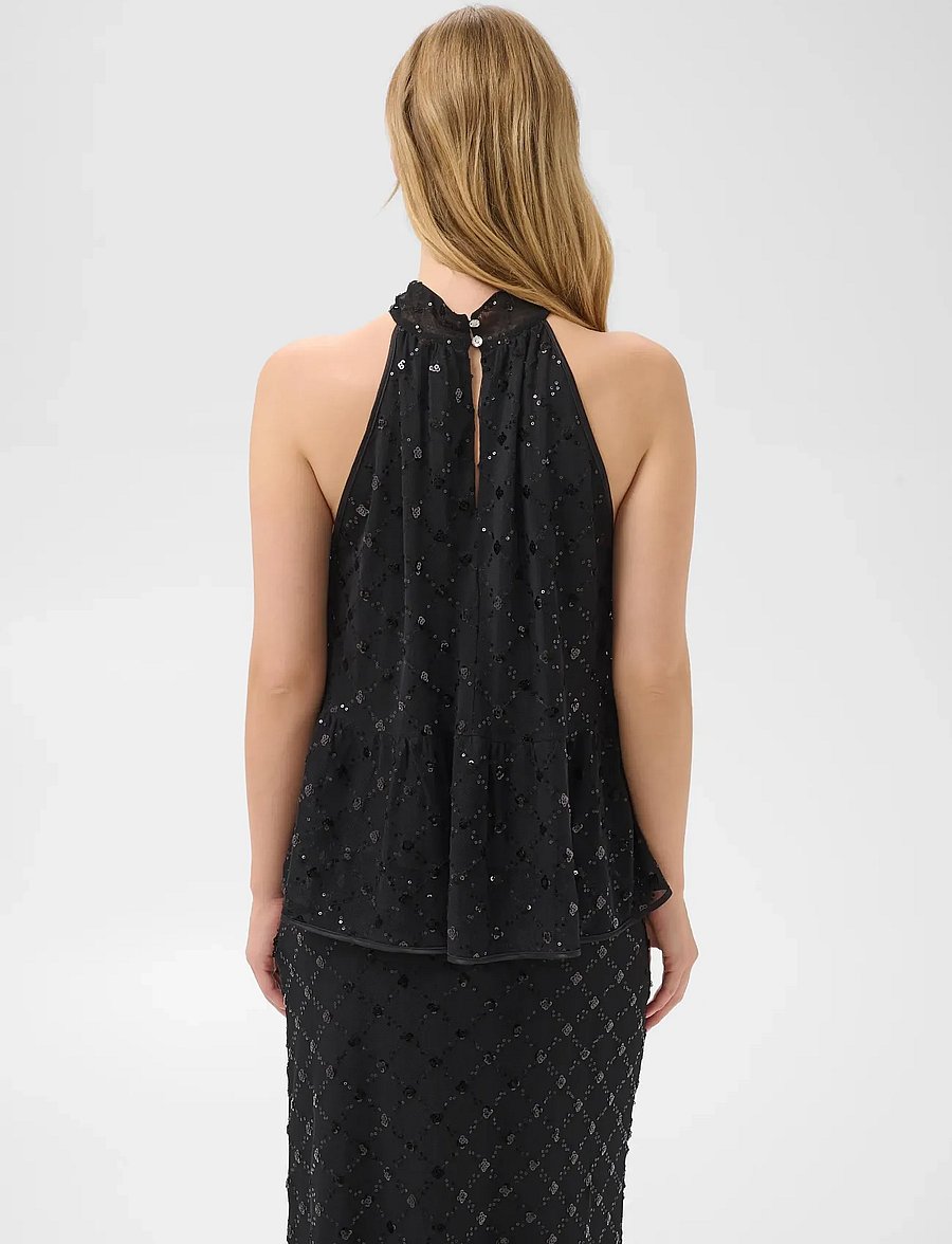 Part Two - DirtsaPW Top - special occasions - black placed sequins - 5