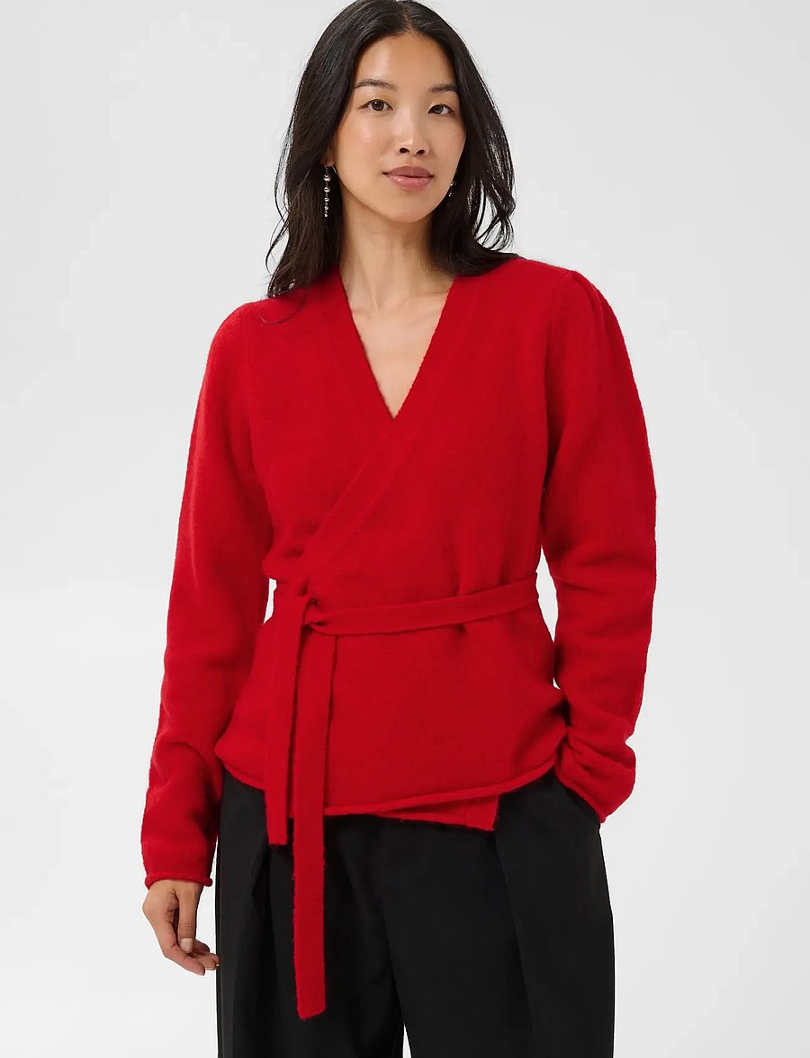 Part Two - DumitraPW Cardigan - cardigans - goji berry - 0