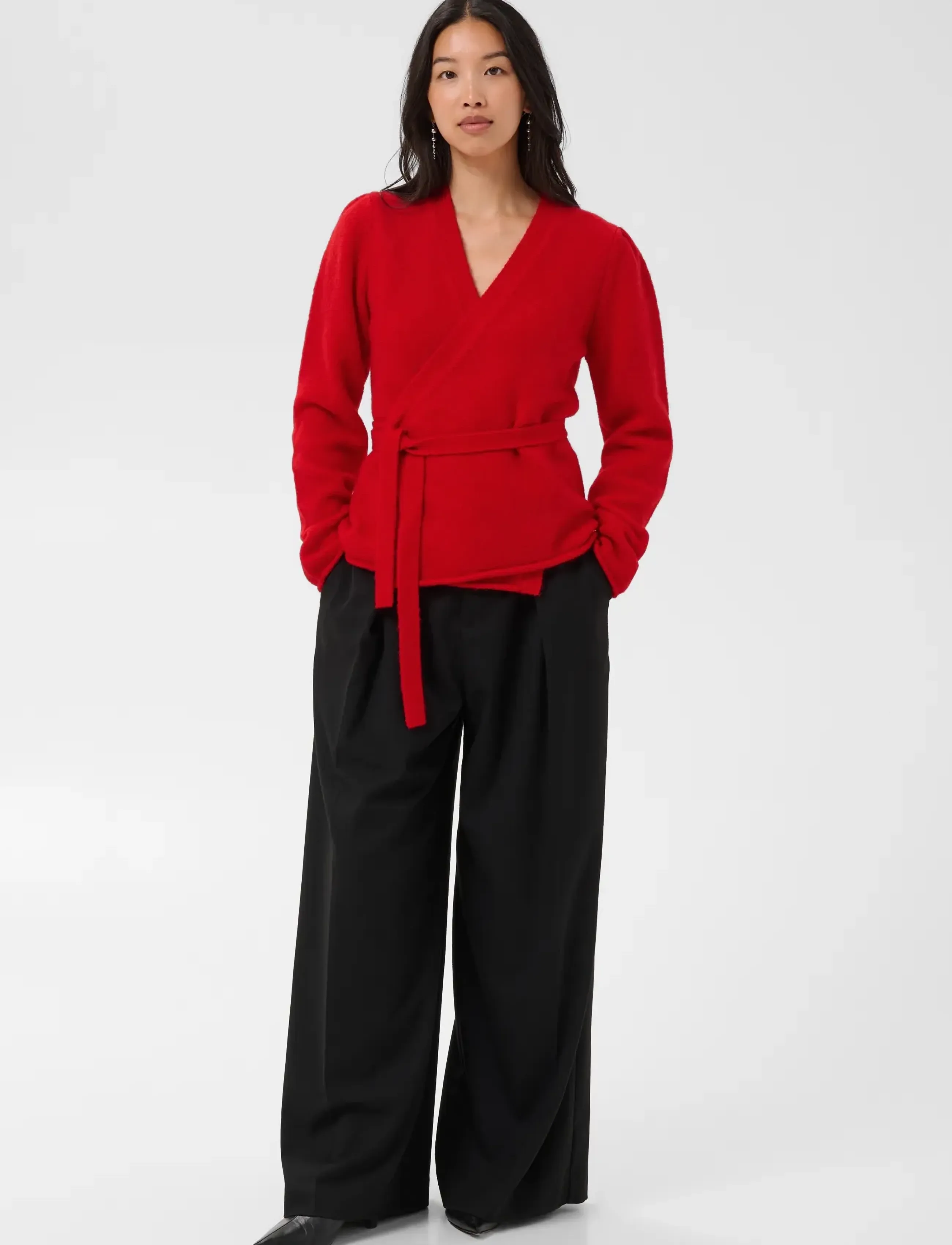 Part Two - DumitraPW Cardigan - cardigans - goji berry - 3
