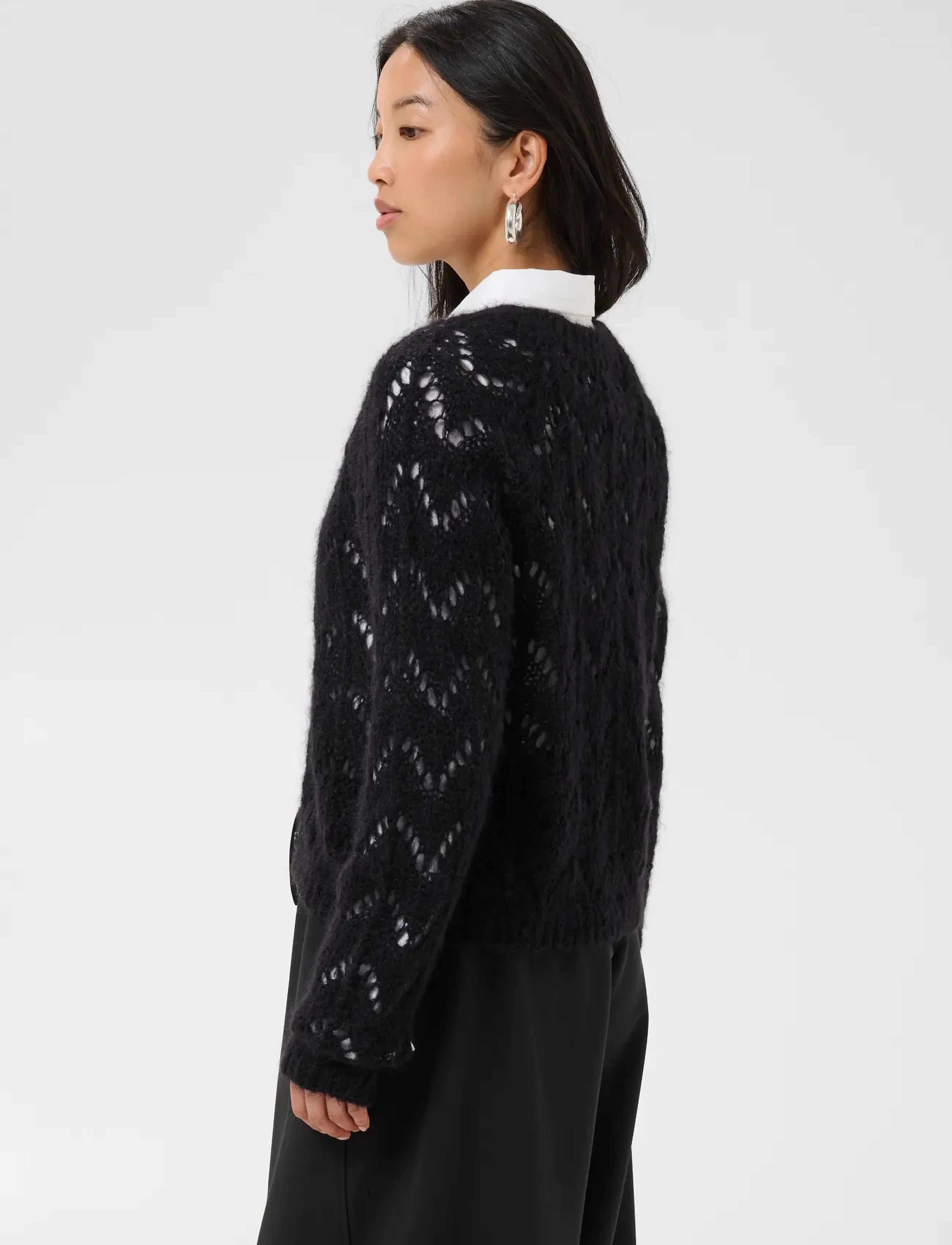 Part Two - DinahPW Cardigan - cardigans - black - 3