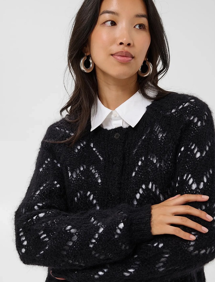 Part Two - DinahPW Cardigan - cardigans - black - 5