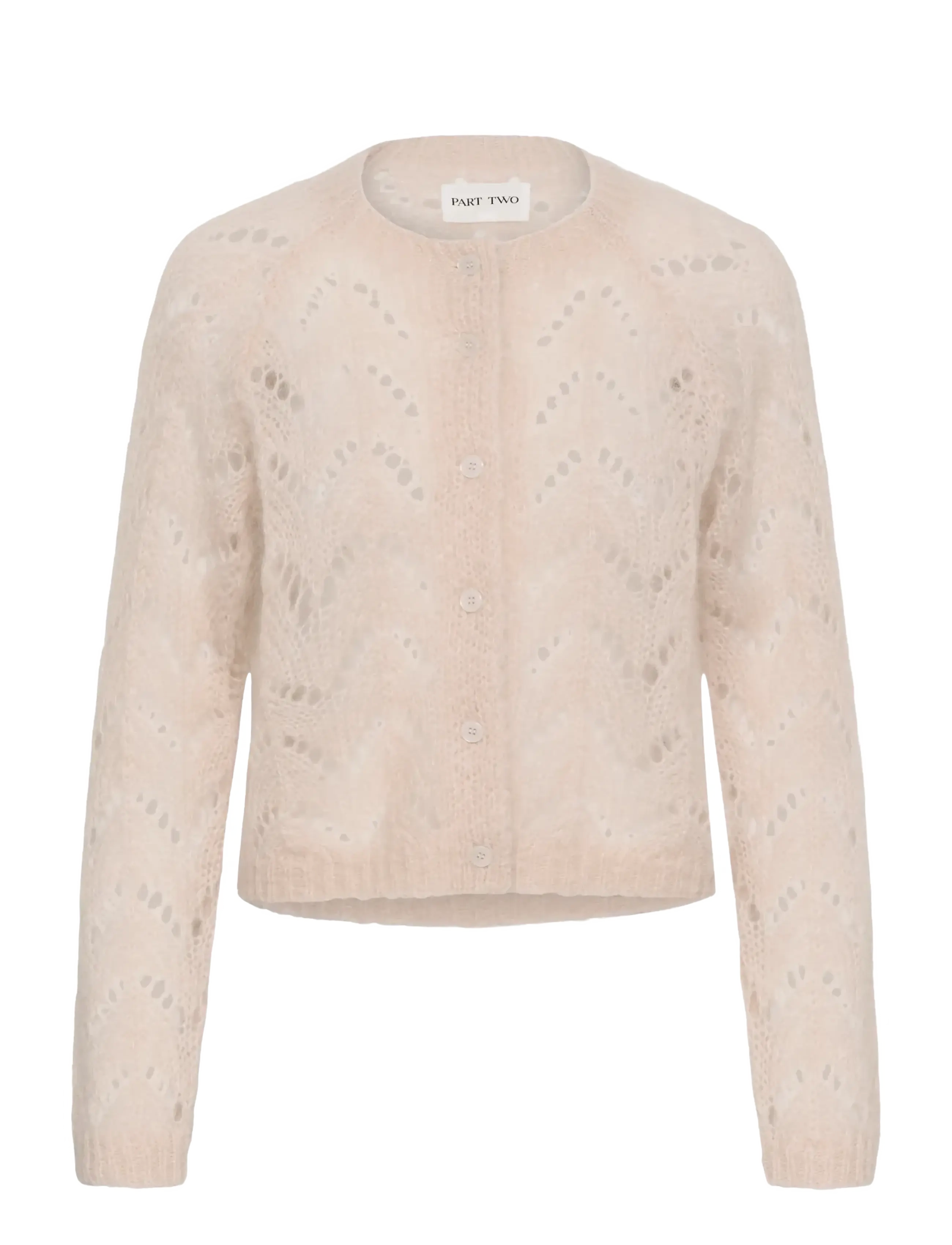 Part Two DinahPW Cardigan - Knitwear - WHITECAP GRAY / grey