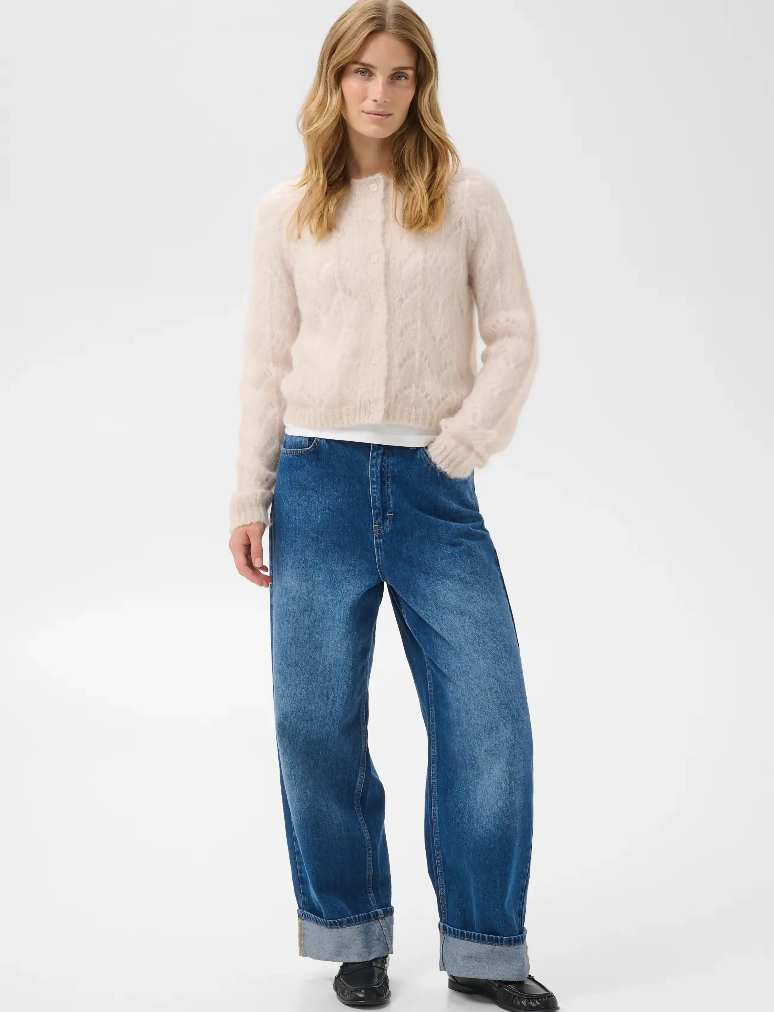 Part Two - DinahPW Cardigan - cardigans - whitecap gray - 4