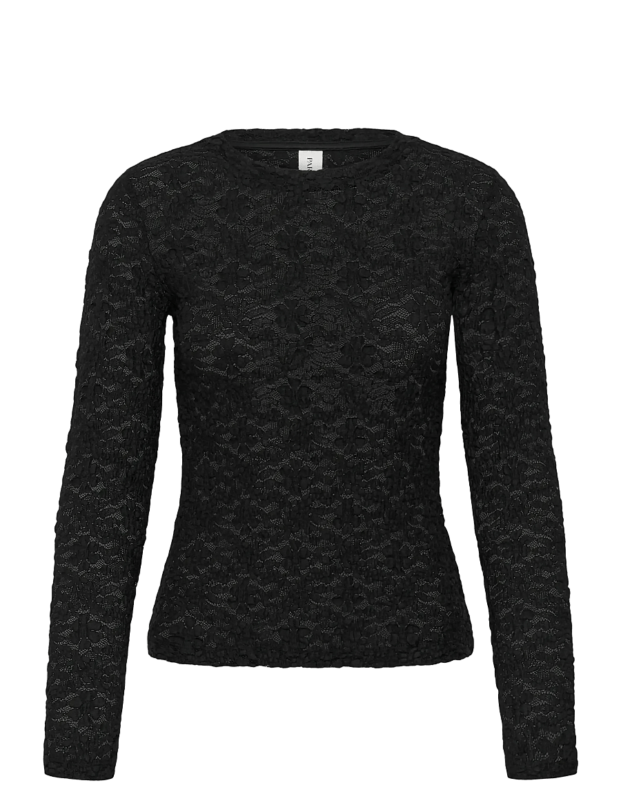 Part Two - VenetiaPW Tshirt - long-sleeved tops - black - 1