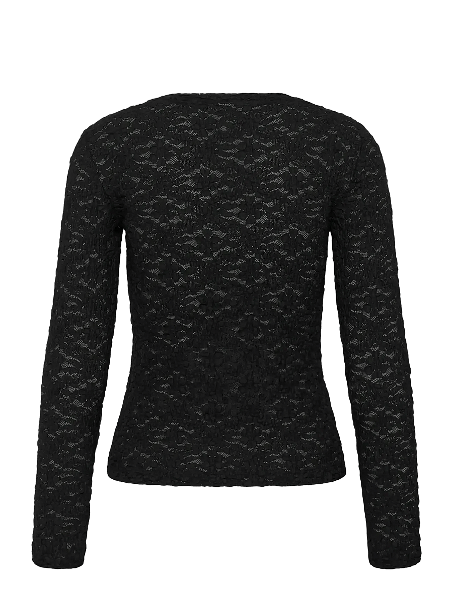 Part Two - VenetiaPW Tshirt - long-sleeved tops - black - 2