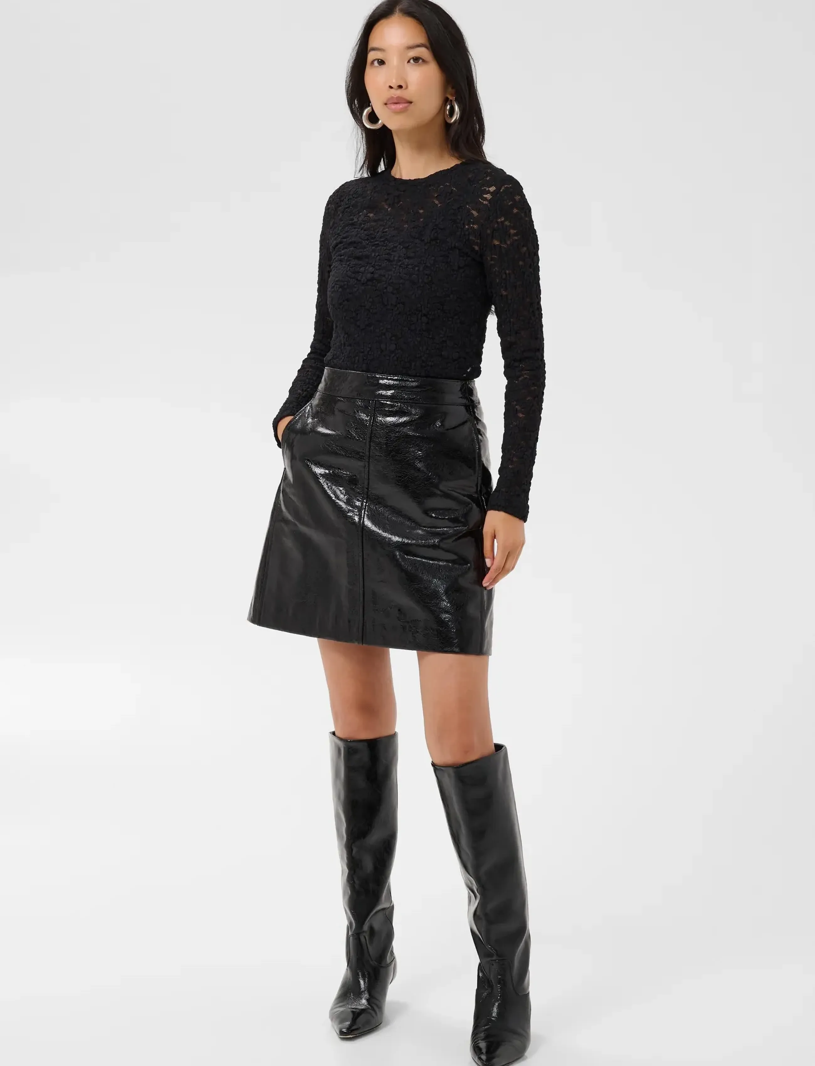 Part Two - VenetiaPW Tshirt - long-sleeved tops - black - 3