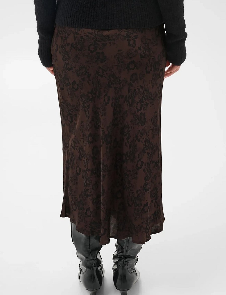 Part Two - CandicePWskirt - midi skirts - brown gradient flower - 4