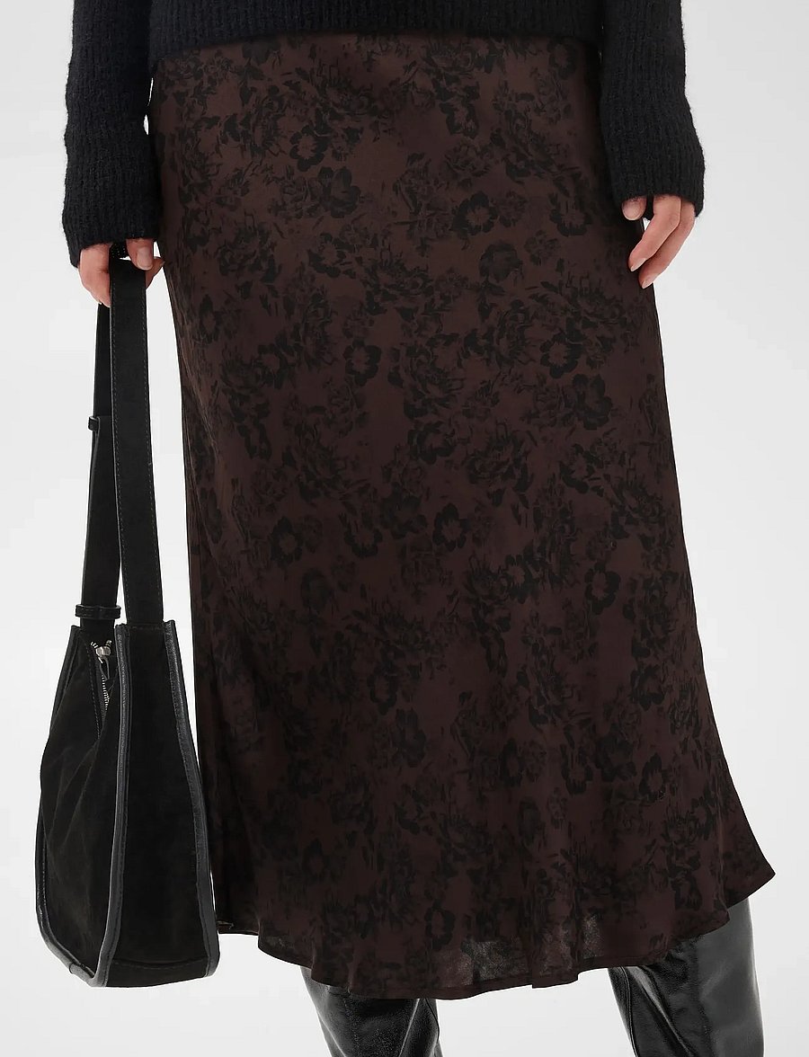Part Two - CandicePWskirt - midi skirts - brown gradient flower - 5