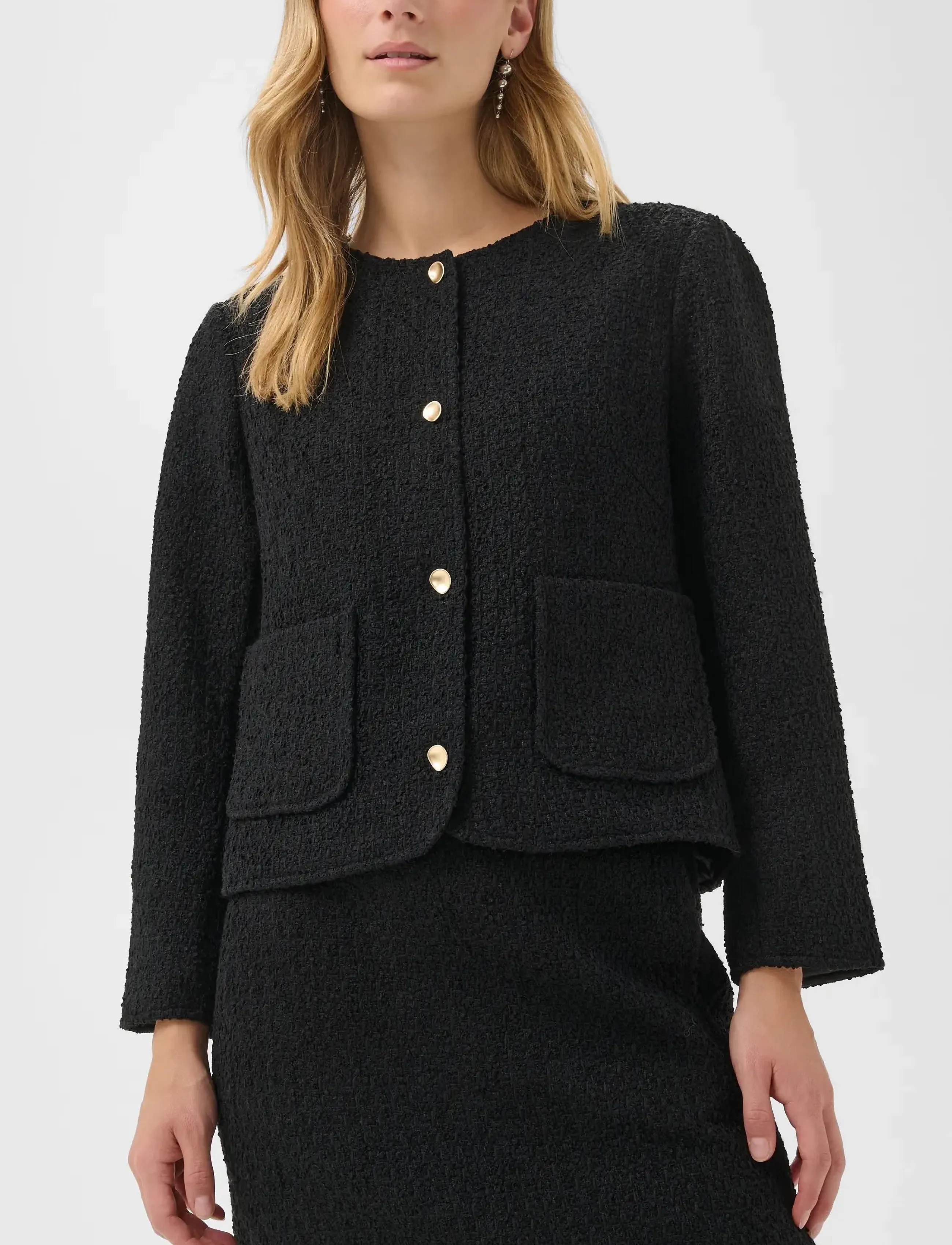 Part Two - DaminiPW Blazer - single breasted blazers - black - 4