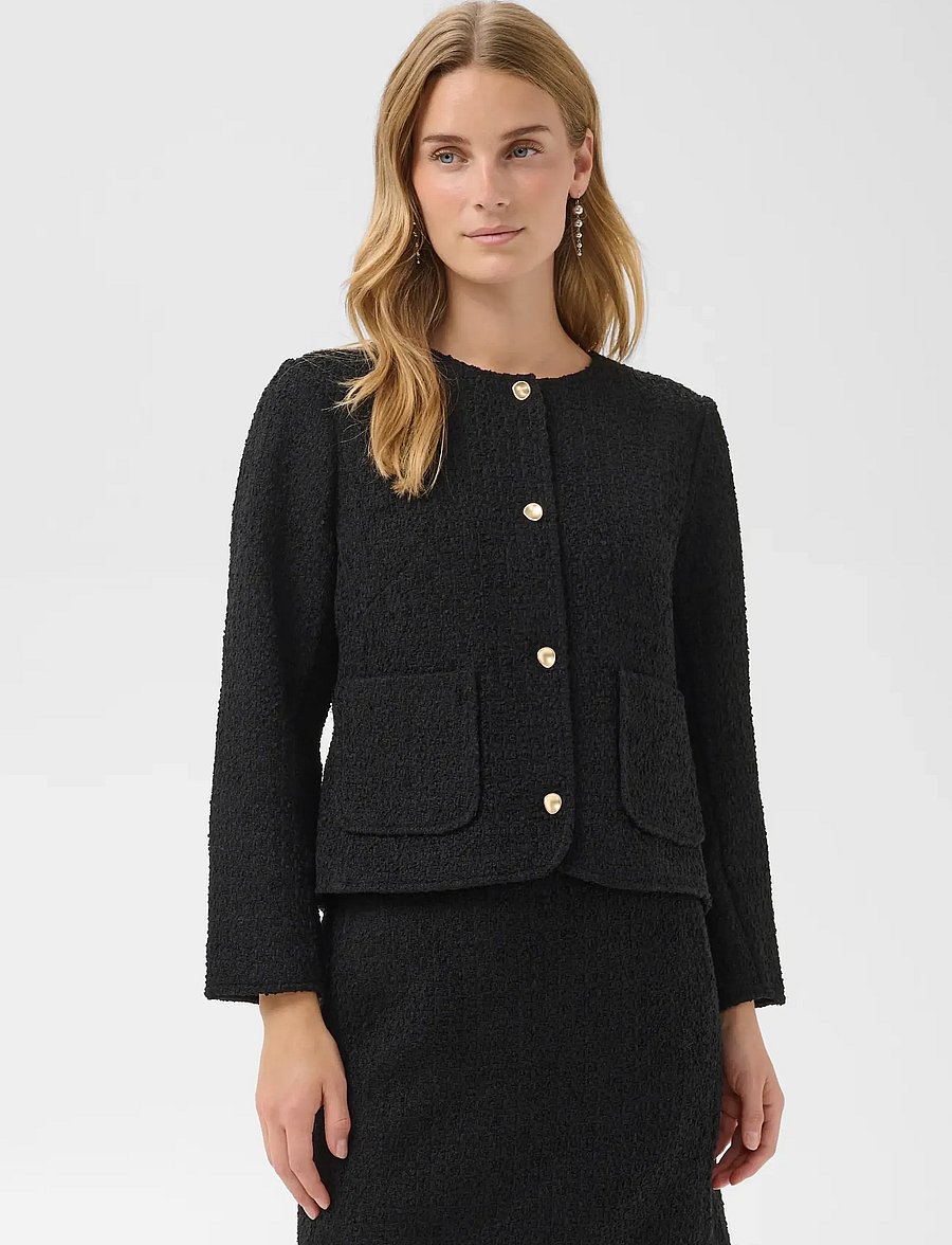 Part Two - DaminiPW Blazer - single breasted blazers - black - 5