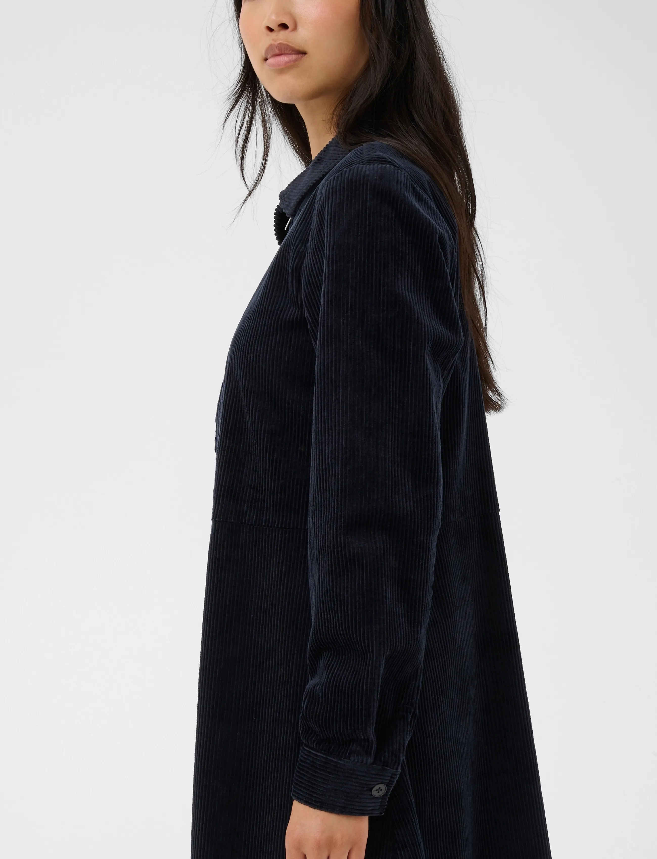 Part Two - EyvoranPW Dress - skjortklänningar - dark navy - 5