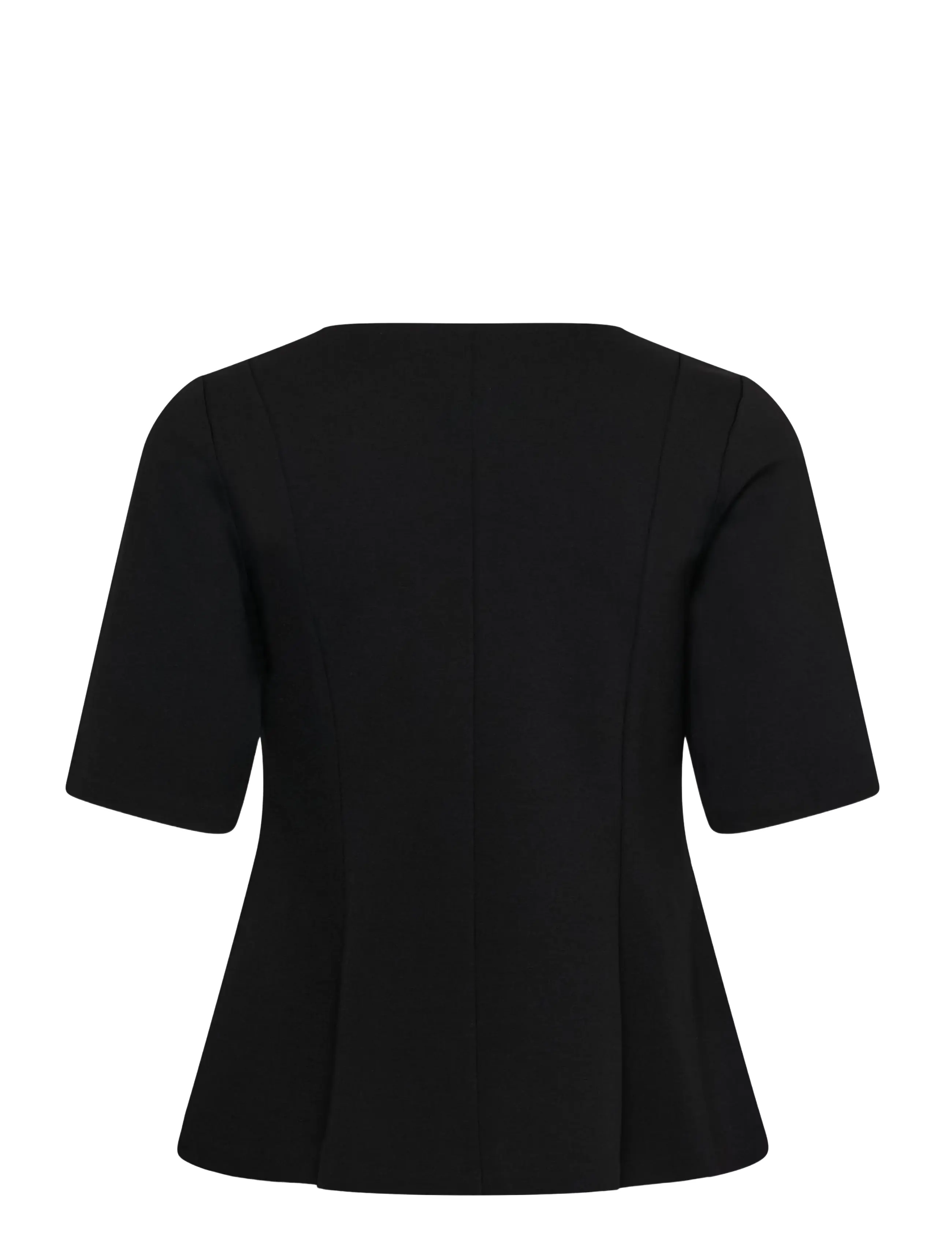 Part Two - CansuPW Peplum blouse - short-sleeved blouses - black - 2