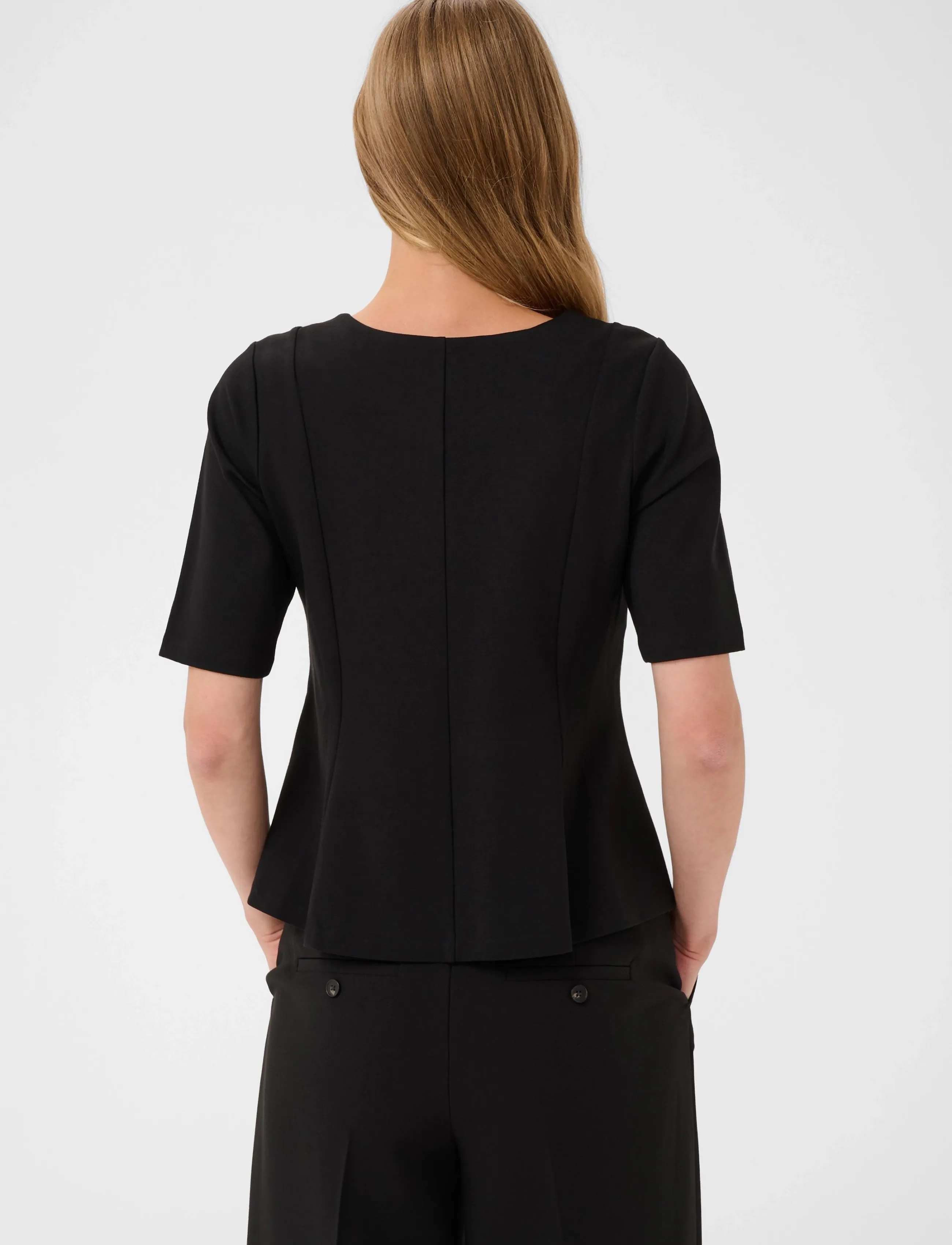 Part Two - CansuPW Peplum blouse - black - 3