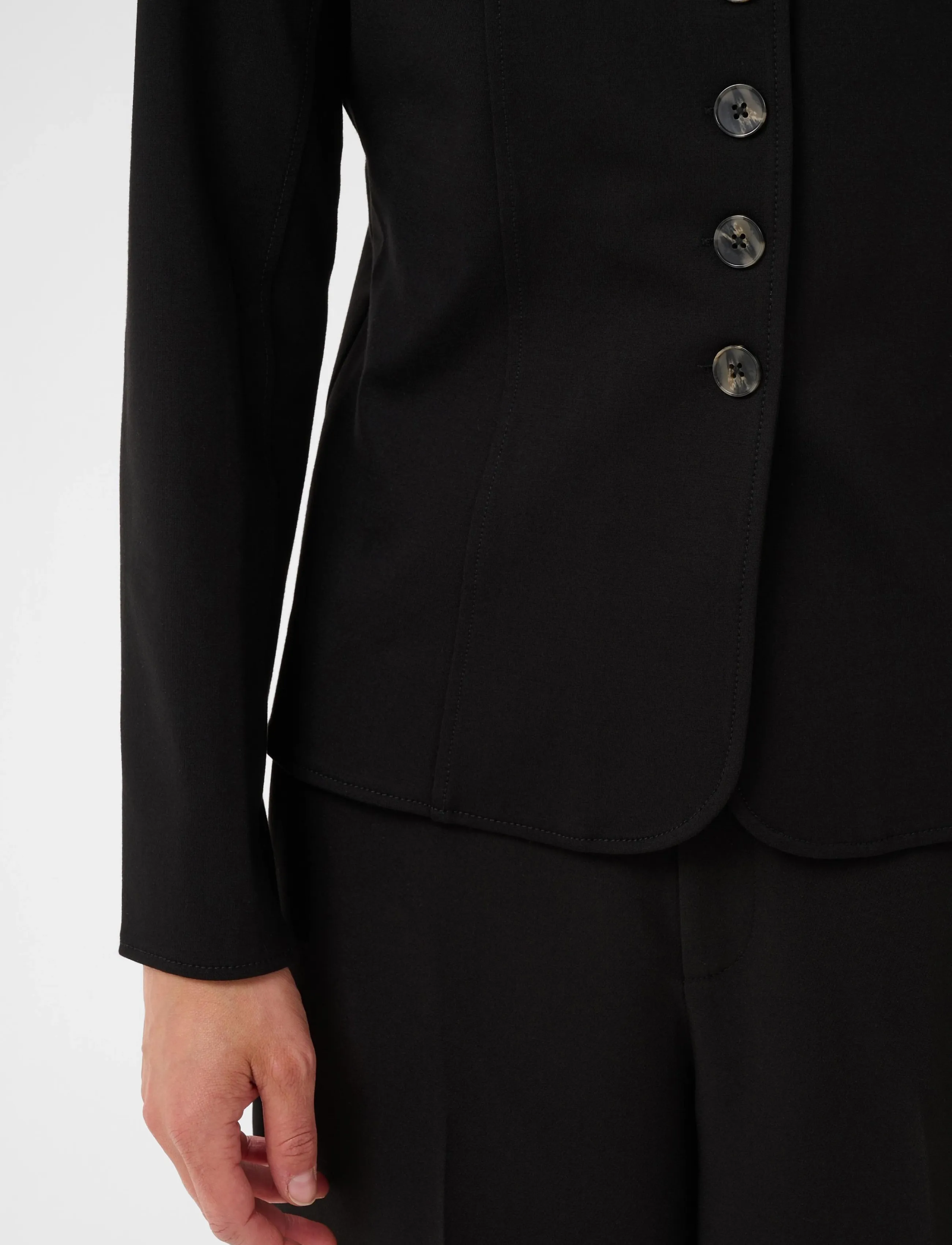 Part Two - CaridadPW Fitted jacket - enkelknäppta kavajer - black - 4