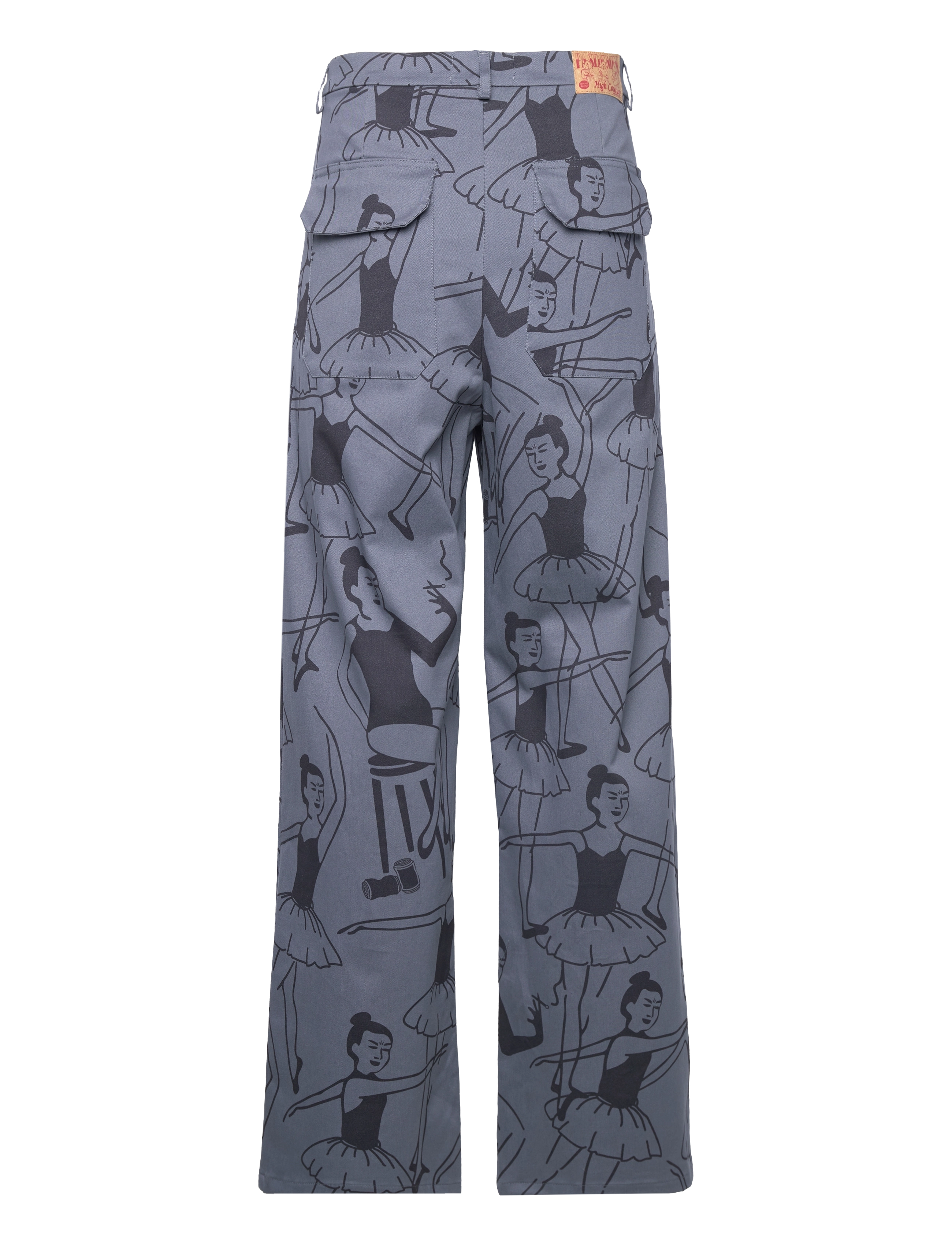 Pas De Mer - BALLET PANTS - mænd - asphalt - 1