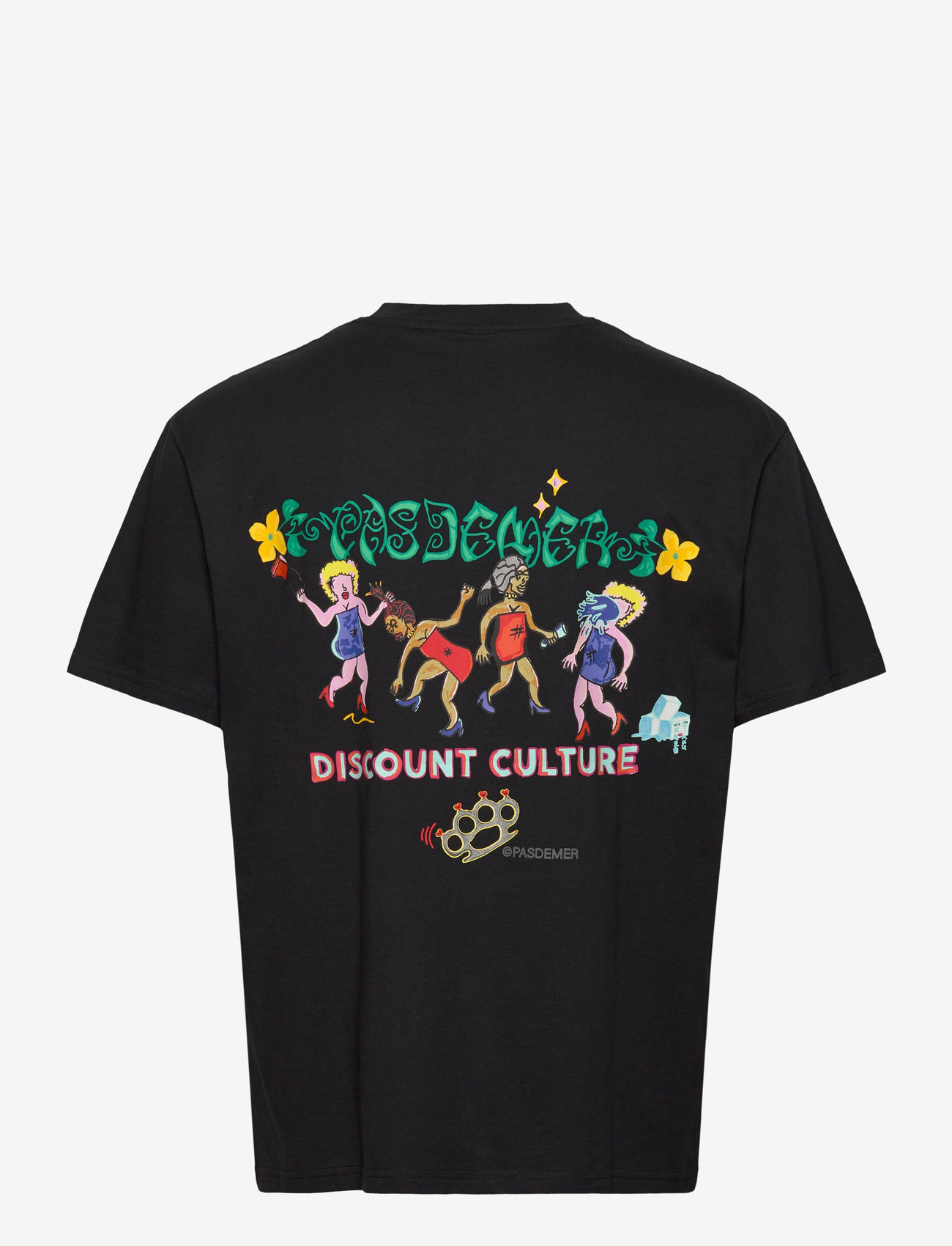 Pas De Mer - SBUGNINE TEE - vintage black - 1