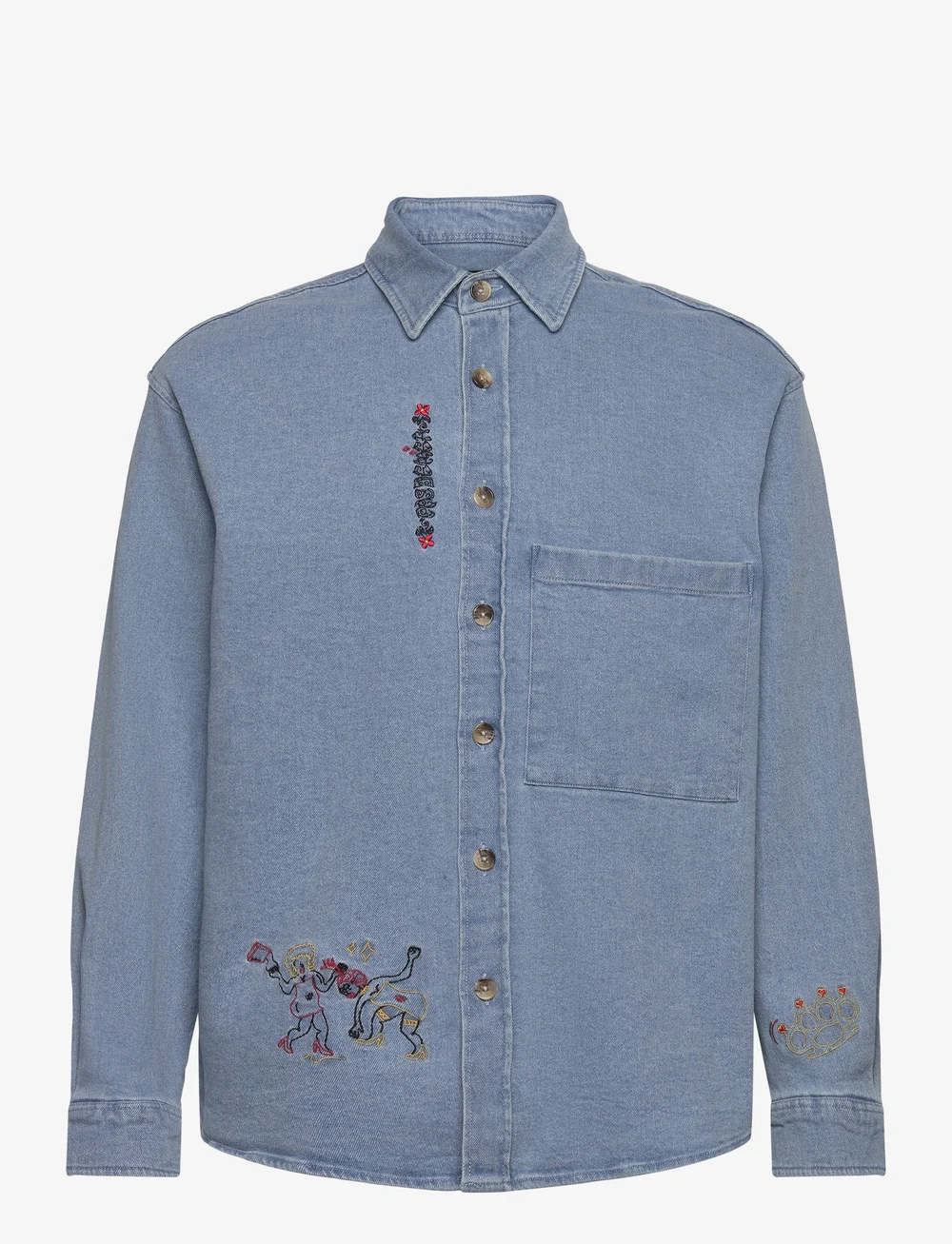Pas De Mer - SBUGNINE SHIRT - jeanshemden - light liliac - 0
