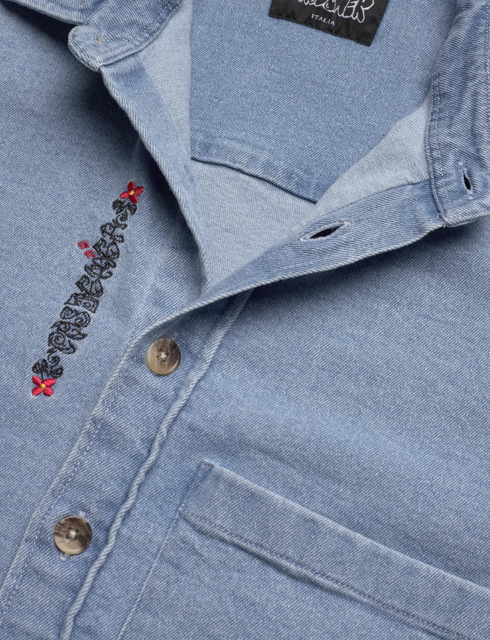 Pas De Mer - SBUGNINE SHIRT - jeanshemden - light liliac - 2