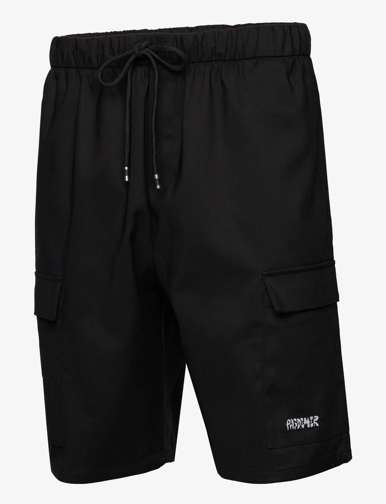 Pas De Mer - LOGO SHORTS - casual shorts - black - 1
