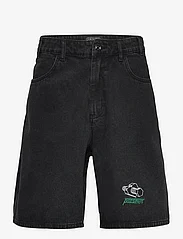 Pas De Mer - OFFICINA SCREW LOVE SHORTS - denim shorts - black - 0