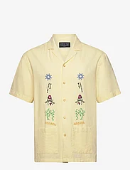 Pas De Mer - POSTCARD SHIRT - chemises basiques - light yellow - 0