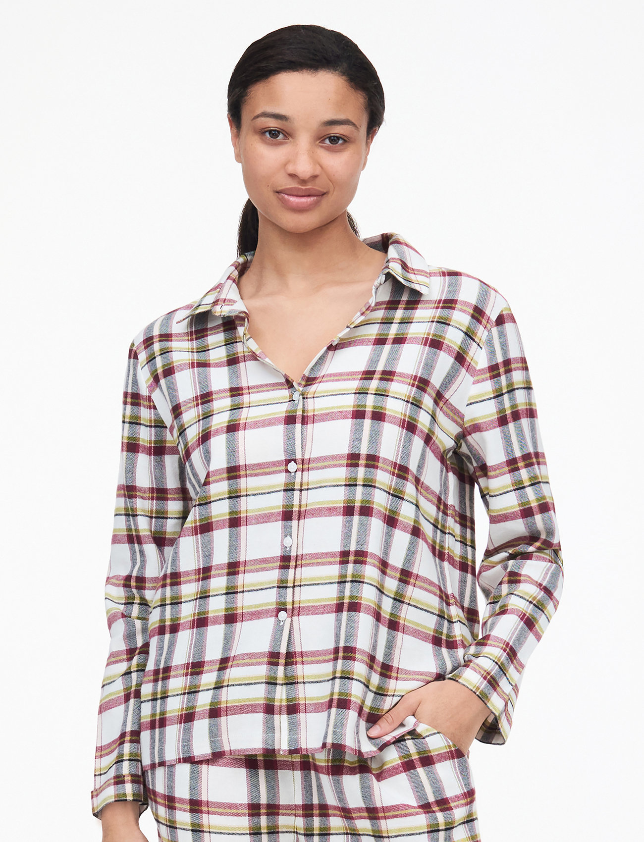 Passionata Ortense Long Sleeve Shirt, Kvinder, Ternet Langærmet Skjorte, Multi/mønstret, Str: M